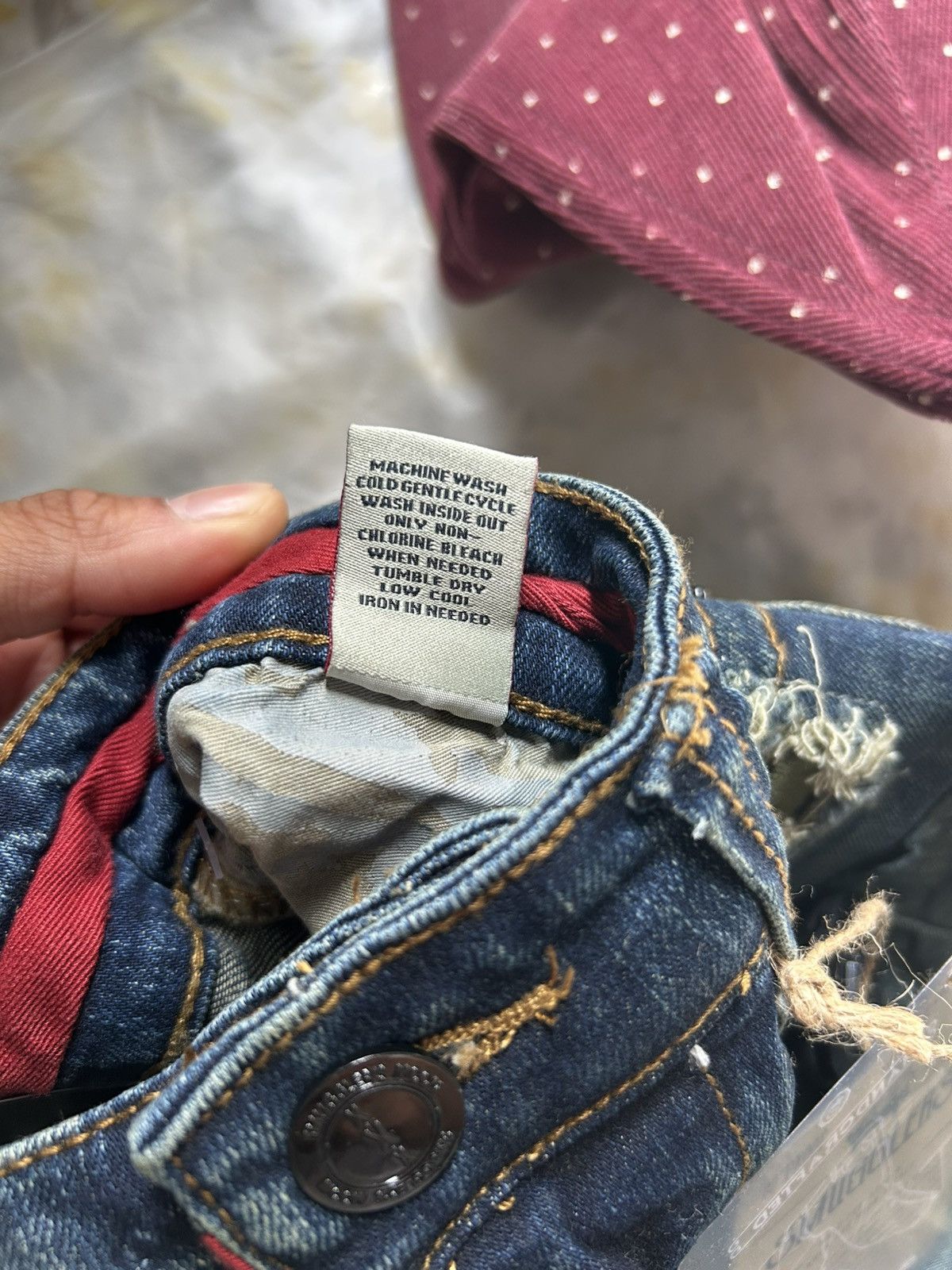 Fashion Nova Smugglers Moon Denim Jeans Size US 30 / EU 46 - 6 Thumbnail
