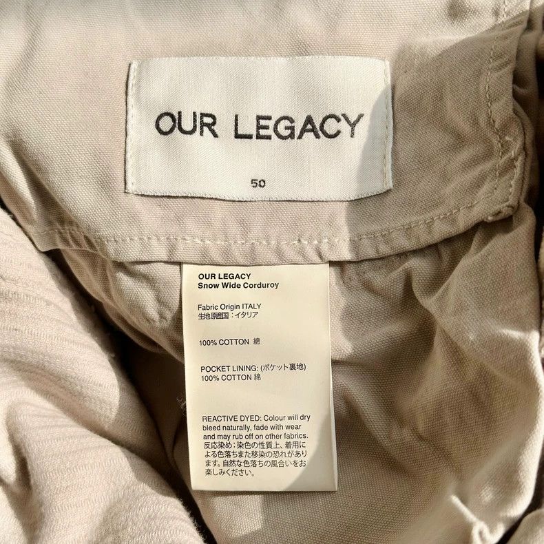 Our Legacy Our Legacy size50 Cotton trousers Size US 34 / EU 50 - 3 Thumbnail