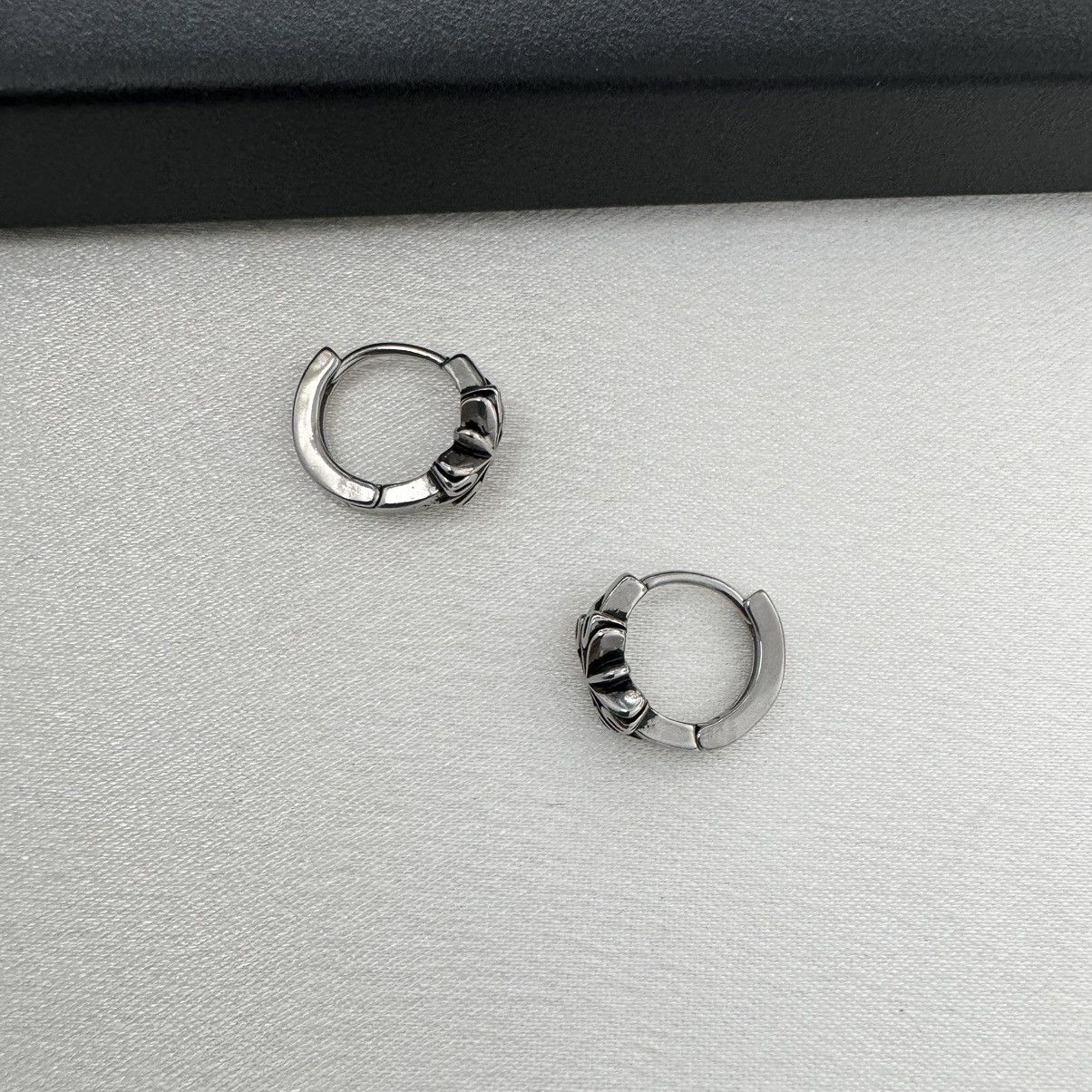 Other 15mm Cross Hoop Earrings for Men Women,Hip Hop Unisex Style Size ONE SIZE - 3 Thumbnail