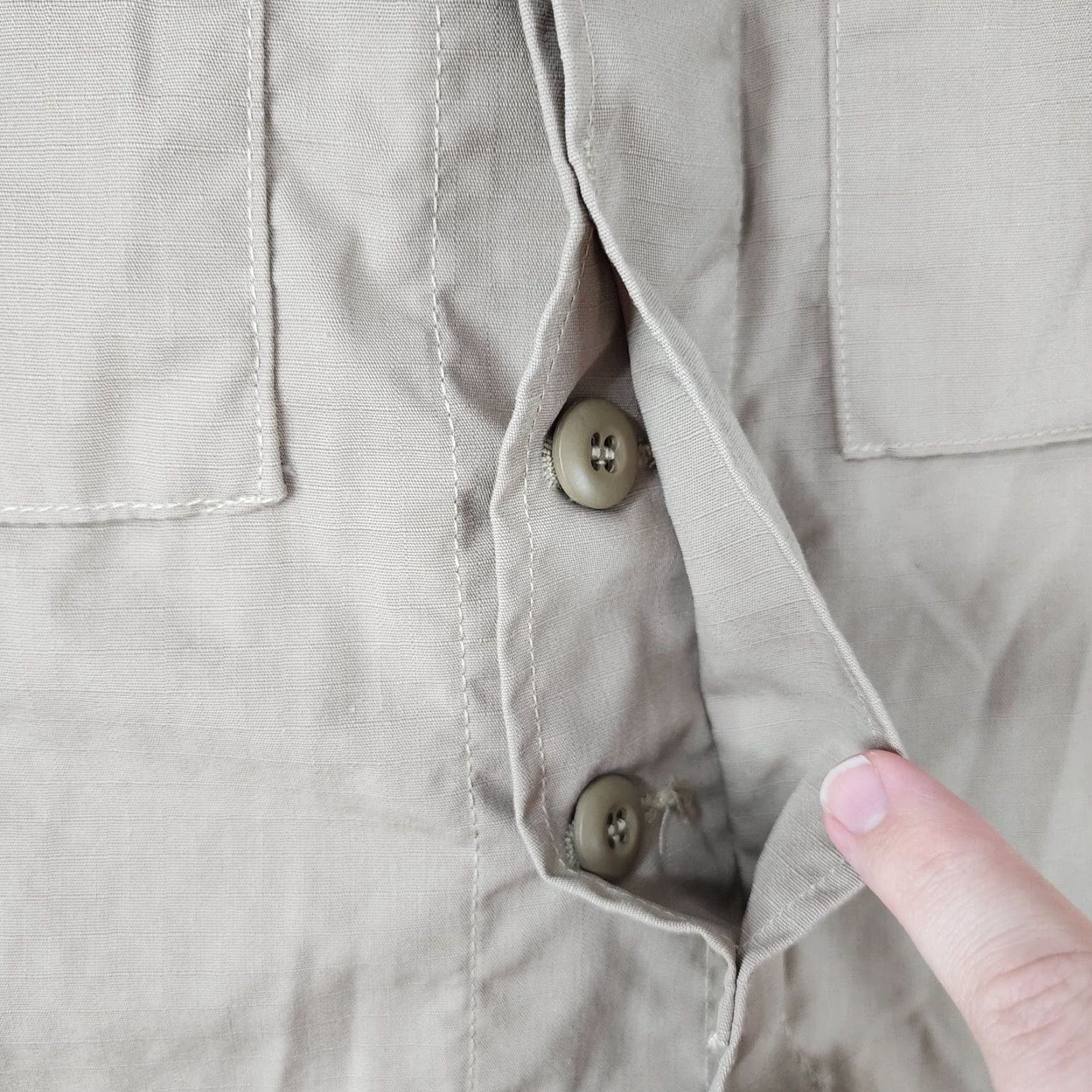 Propper PROPPer Tactical Button-Up Shirt Long Sleeve Adult XL Beige Mens Size US XL / EU 56 / 4 - 4 Thumbnail