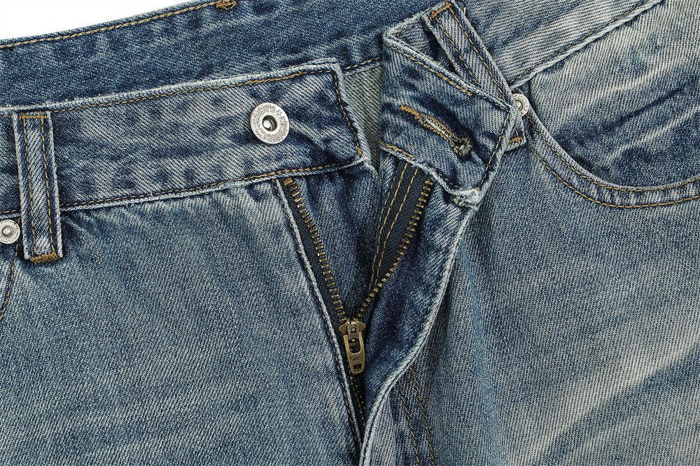 Jean Cleanfit distressed punk washed gradient flared jeans Size US 32 / EU 48 - 4 Thumbnail