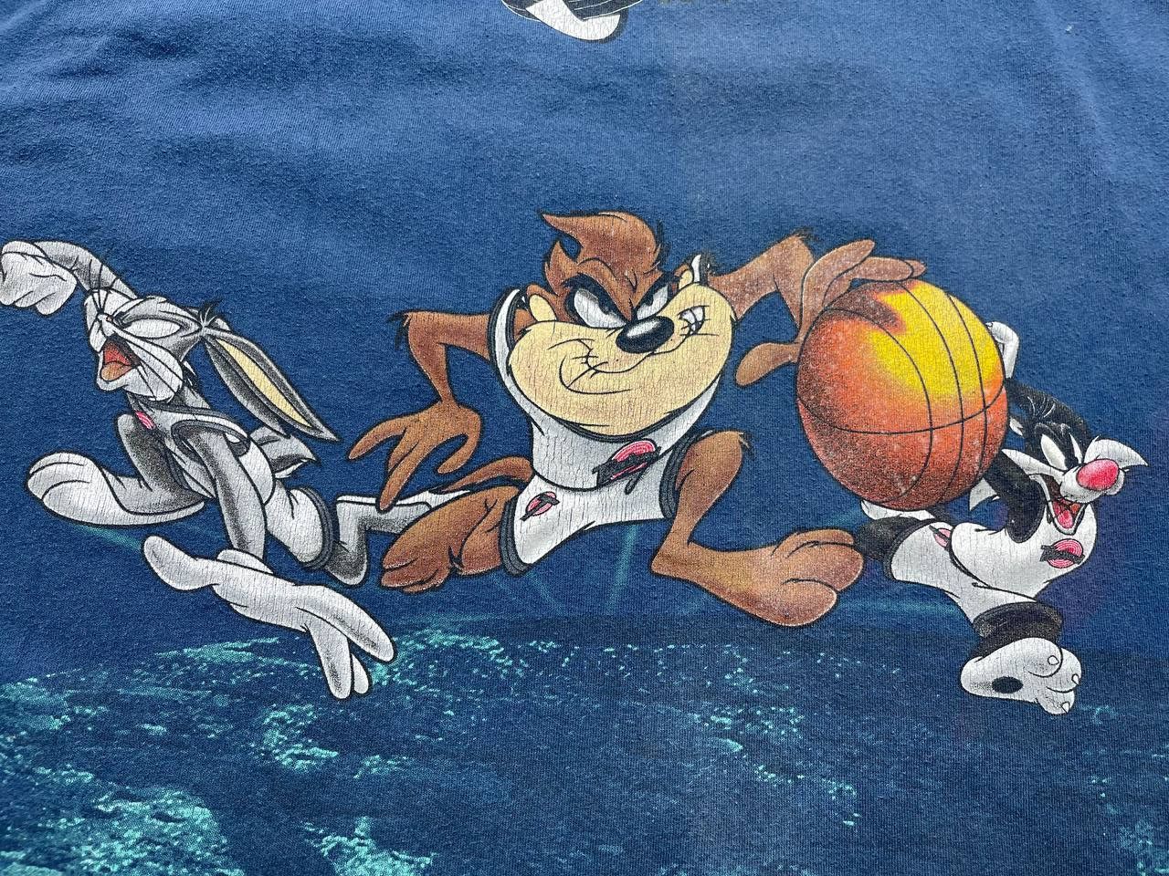 Vintage 1996 space jam long sleeve tee Taz shirt Size US L / EU 52-54 / 3 - 7 Thumbnail