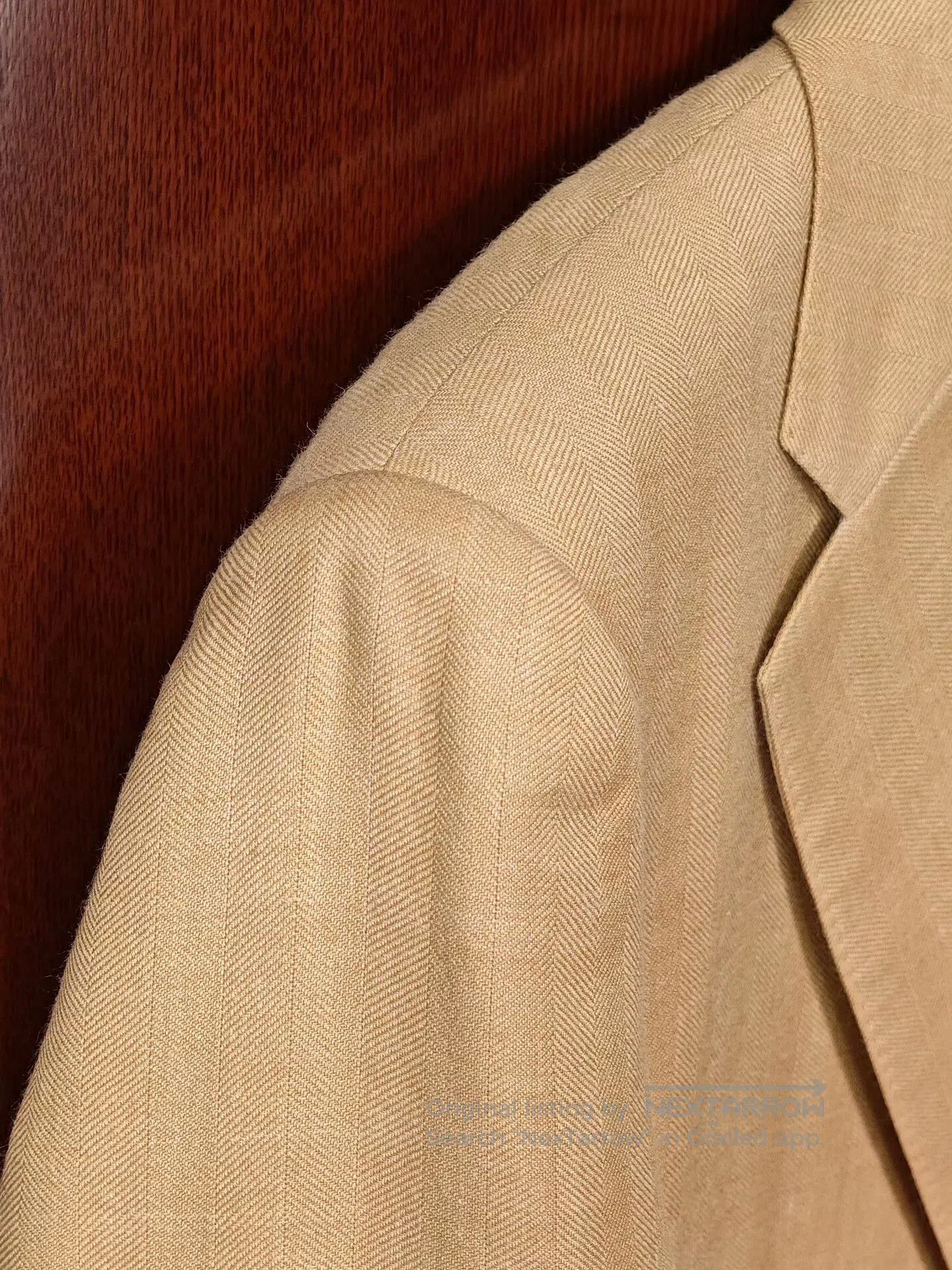 Japanese Brand Italian Ariston Custom Blazer in Beige. Size US L / EU 52-54 / 3 - 3 Thumbnail