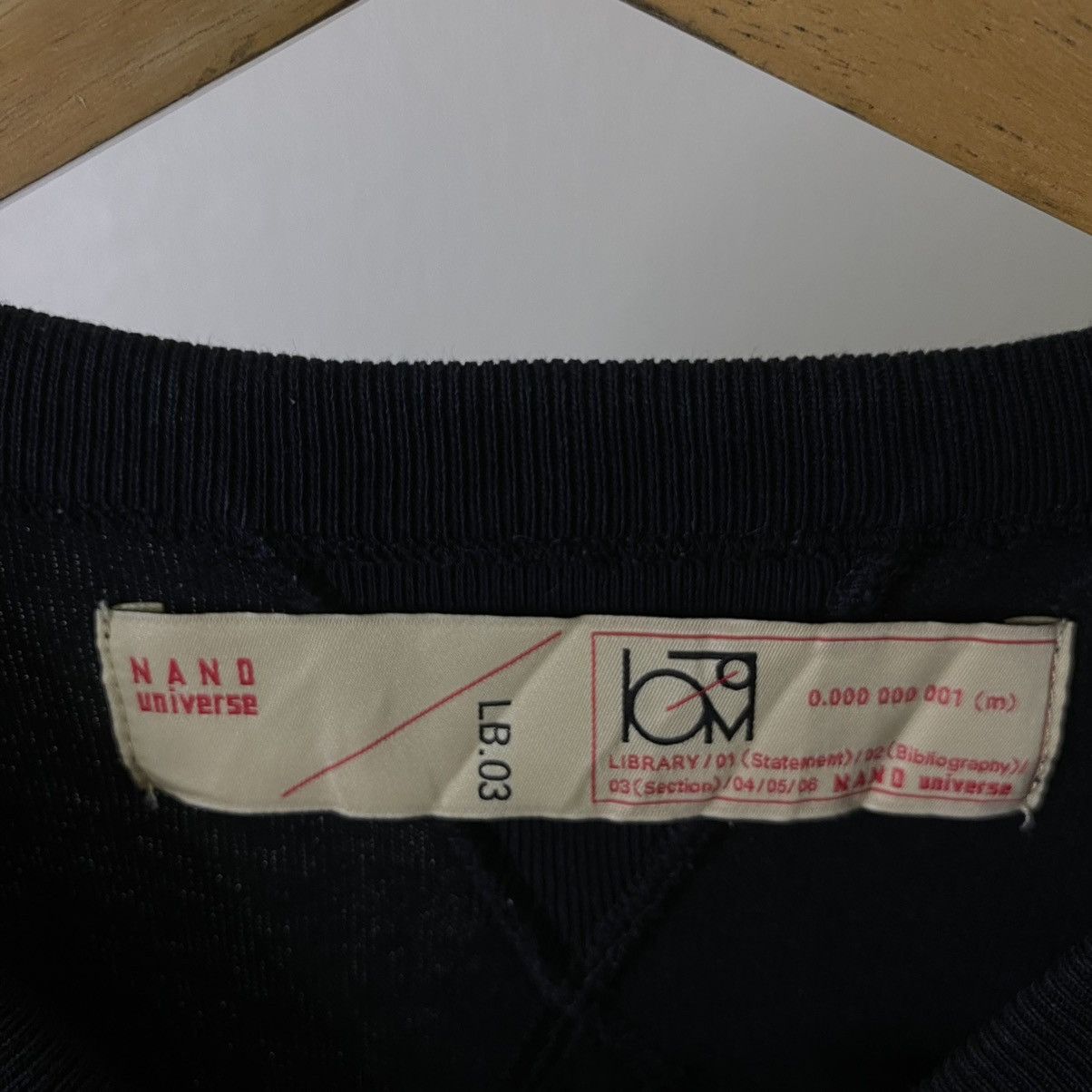 Japanese Brand × NANO universe Nano Universe Black Blank Oversized Heavy Cotton Tee Size US XL / EU 56 / 4 - 3 Thumbnail
