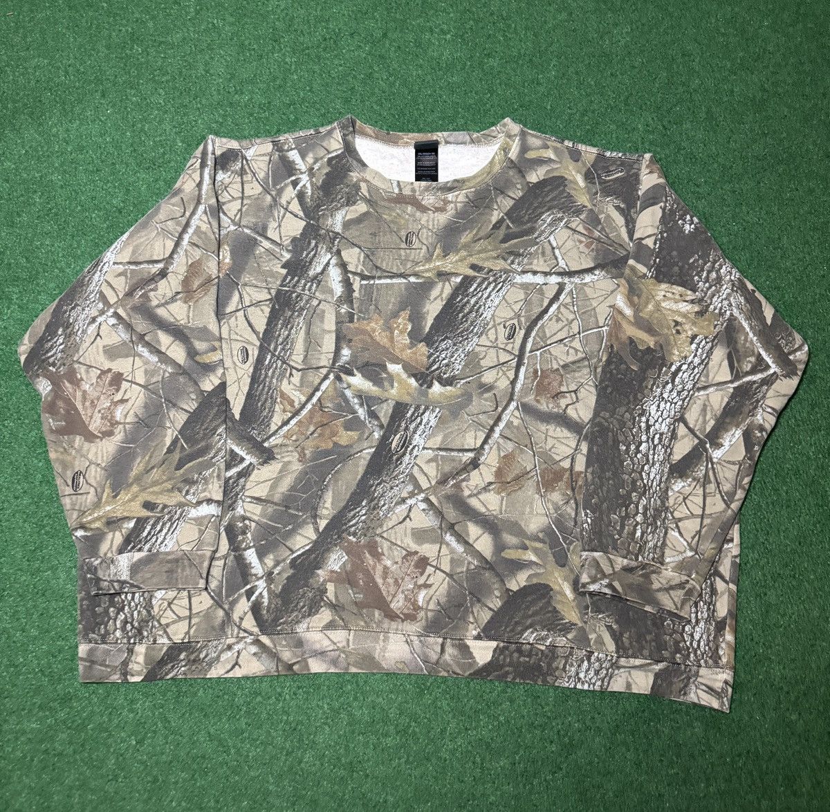 Realtree Y2K Realtree Camo Hip Hop Hunting 3XL Boxy Baggy Sweatshirt Size US XXL / EU 58 / 5 - 1 Thumbnail