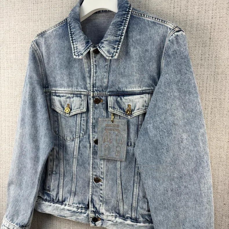 Issey Miyake Louis Vuitton Washed Casual Tag DNA Denim Jacket Size US M / EU 48-50 / 2 - 2 Thumbnail