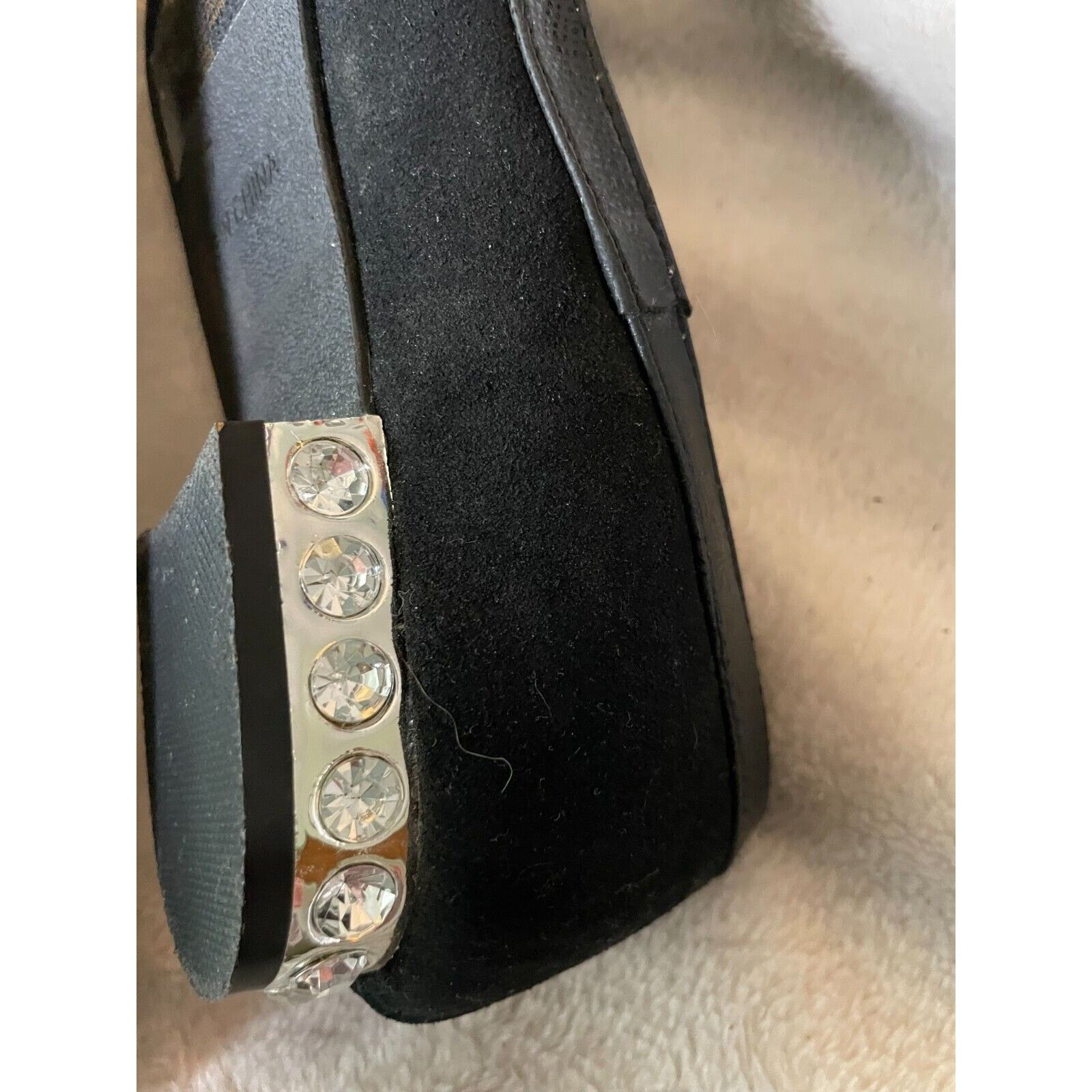 Other Womens Cushion Walk Flats by Avon Black Size 7 Rhinestones Size US 7 / IT 37 - 2 Thumbnail