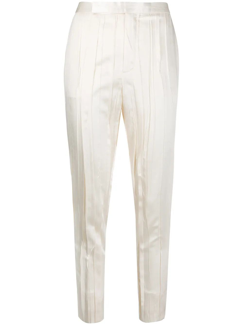 Saint Laurent Paris o1y0126 Sweatpant in Ivory Size 28" / US 6 / IT 42 - 1 Thumbnail