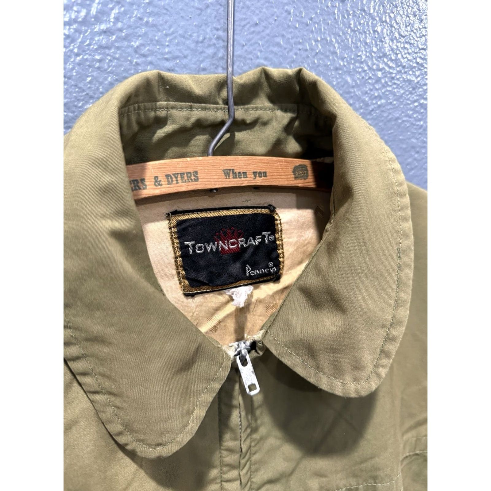 Vintage VINTAGE Towncraft Jacket Green Men L Cotton Zip Size US L / EU 52-54 / 3 - 2 Thumbnail