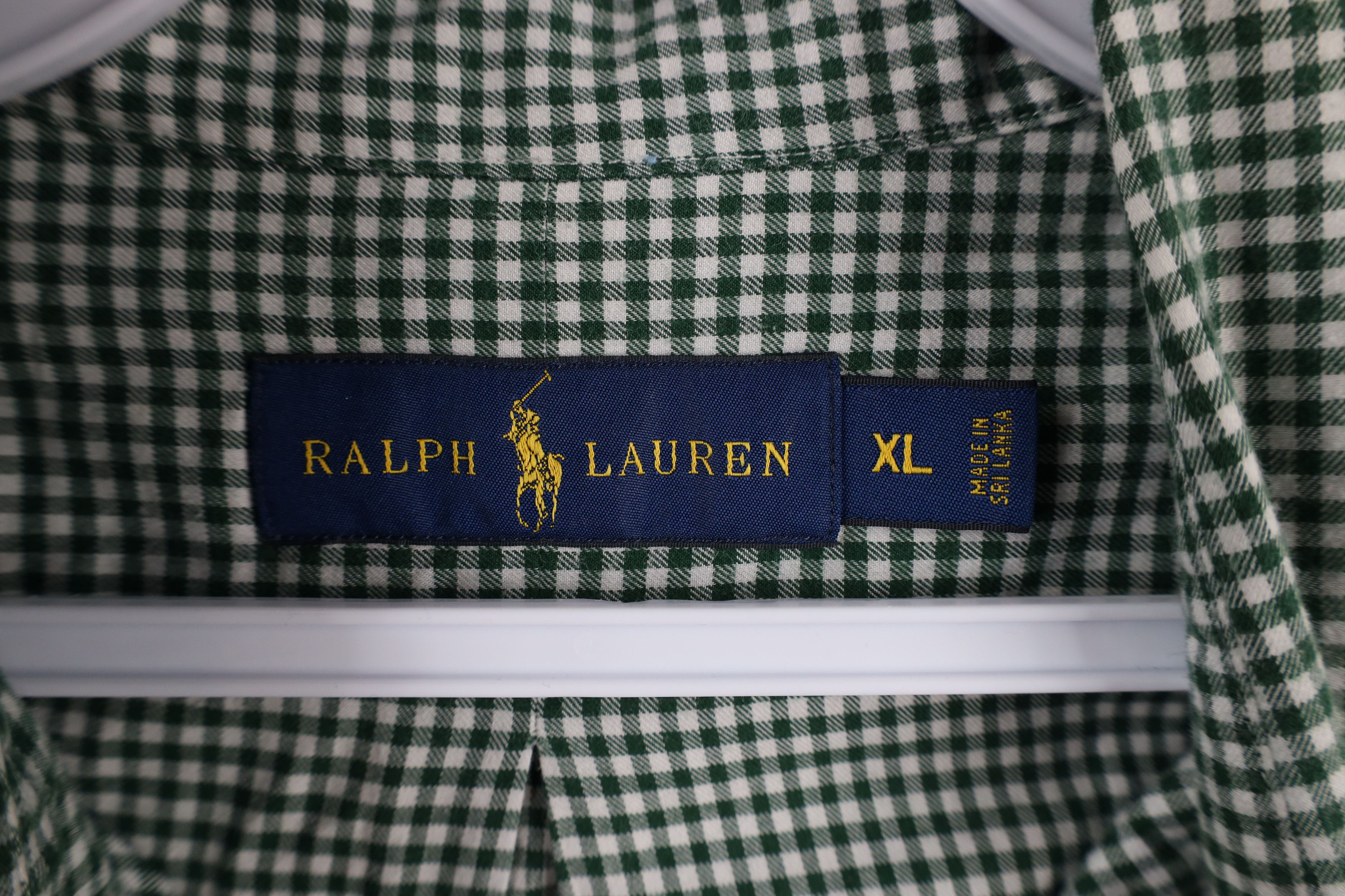 Ralph Lauren × Vintage Vintage Ralph Lauren Flannel Collared Button Down Shirt Size US XL / EU 56 / 4 - 6 Thumbnail