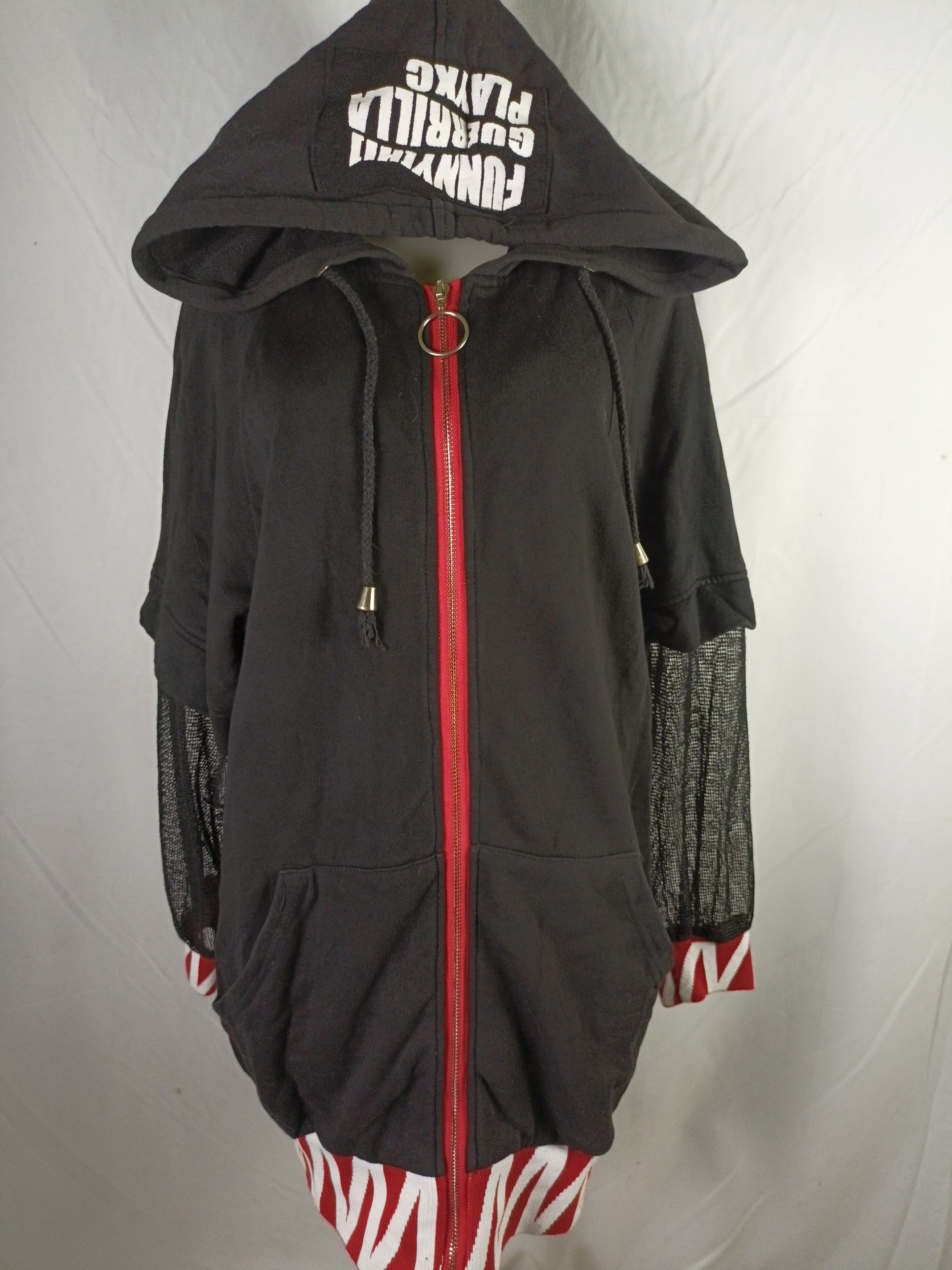 If Six Was Nine × Japanese Brand × Le Grande Bleu (L.G.B.) Funny Guerrilla PlayXC Zipper Hoodie Size M / US 6-8 / IT 42-44 - 22 Thumbnail