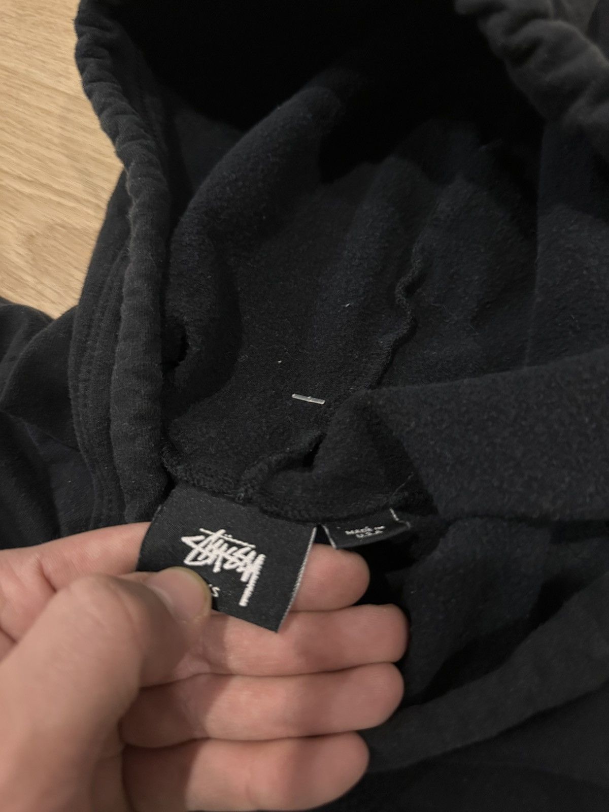 Stussy Vintage Stussy Spellout Hoodie Crop Size US S / EU 44-46 / 1 - 4 Thumbnail