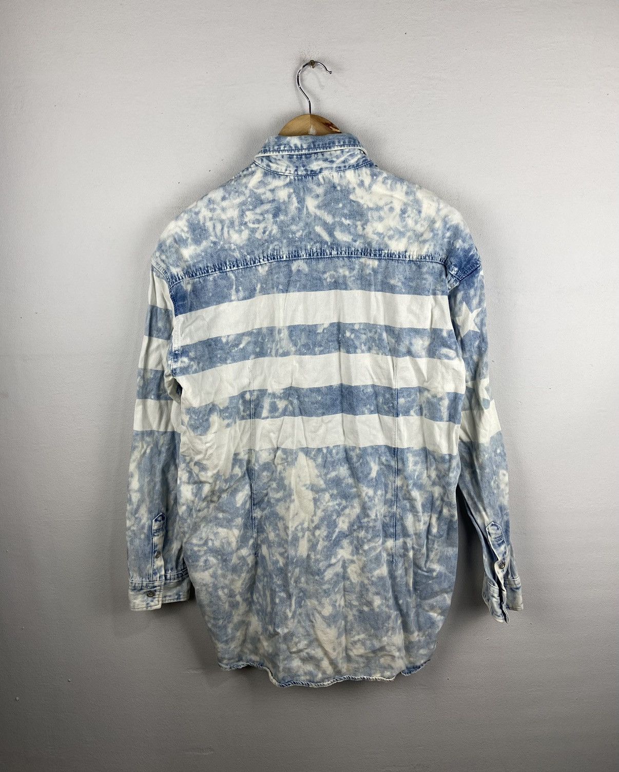 If Six Was Nine × Japanese Brand × semanticdesign Semantic Design Rockstar Acidwash Shirt Size US M / EU 48-50 / 2 - 8 Thumbnail
