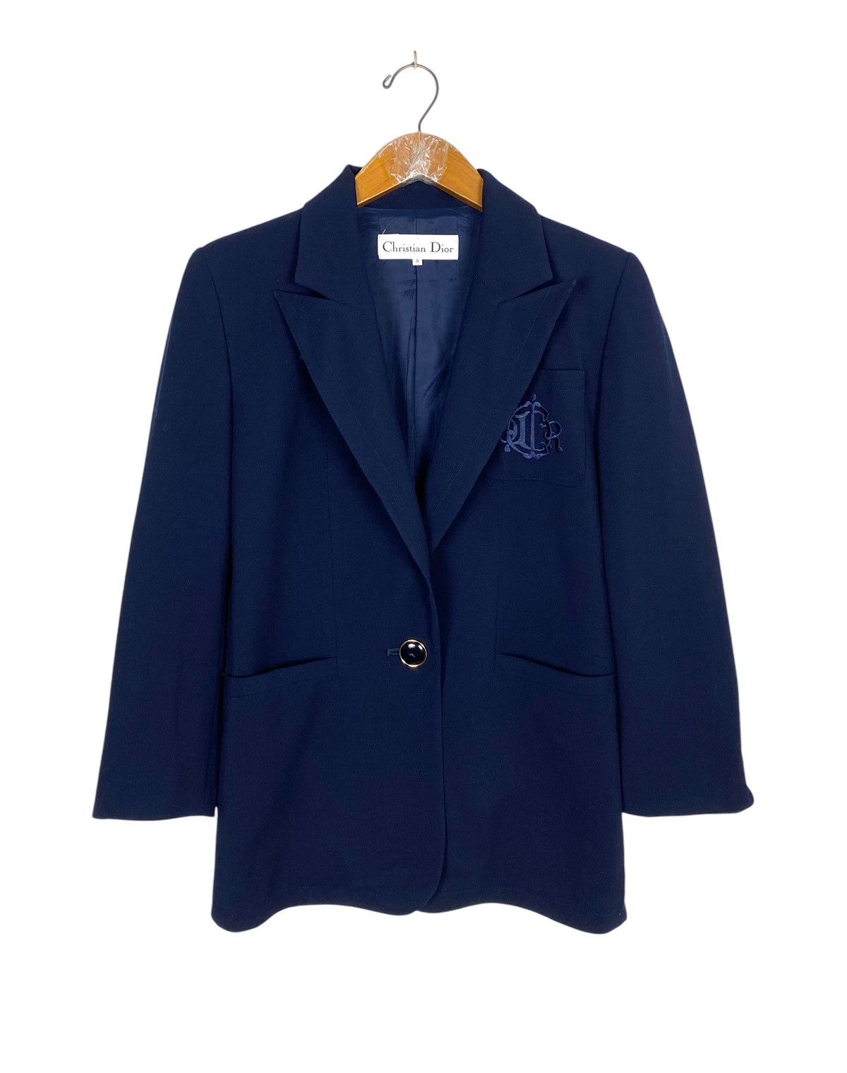 Christian Dior Monsieur Rare‼️ Vintage Christian Dior Double Collar Blazer Size S / US 4 / IT 40 - 1 Thumbnail