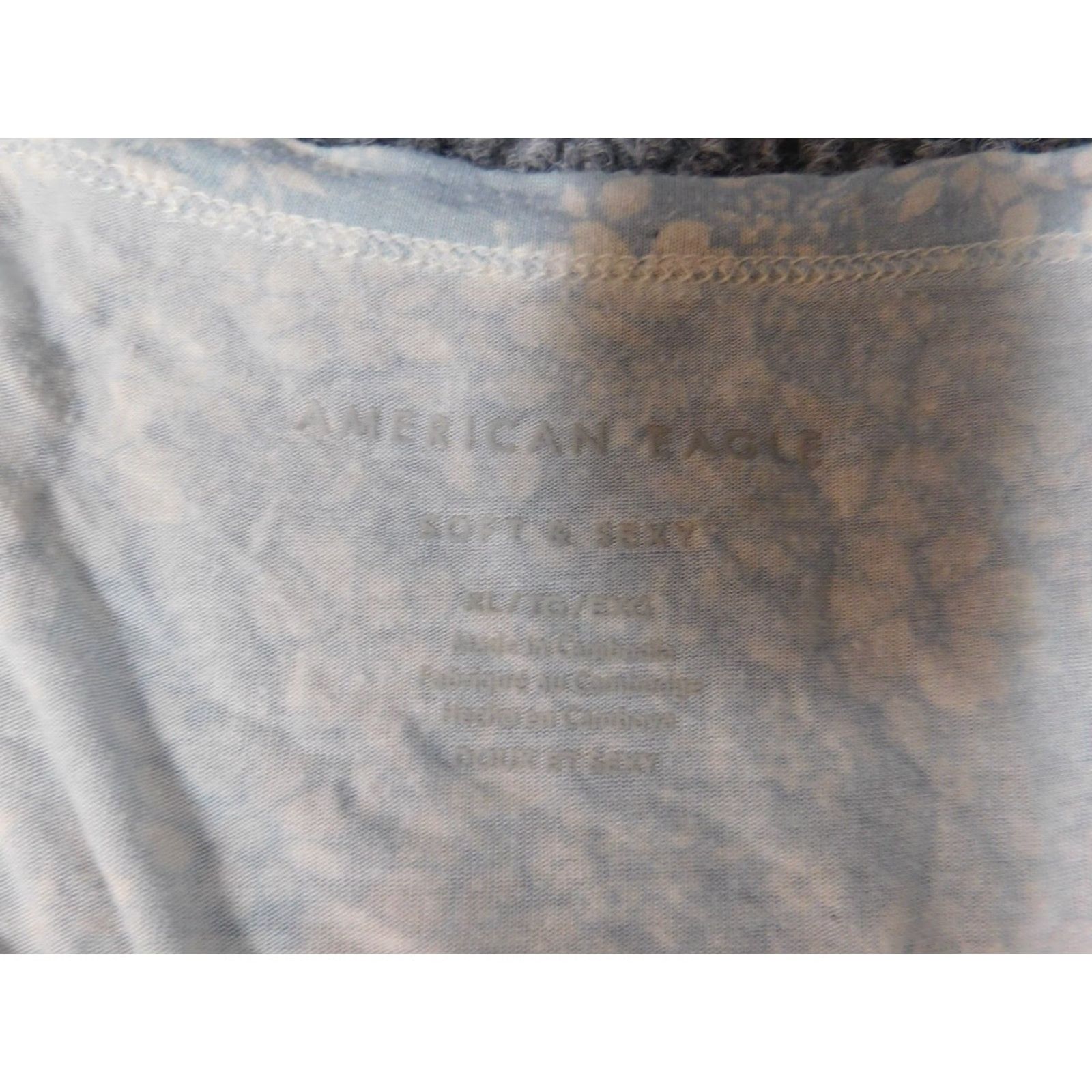 American Eagle Outfitters American Eagle Outfitters Blouse Shirt XL Blue Raglan Short Sleeve Modal Knit Solid Pocket Modern Casual Mens? No, Womens XL Blue Blouse with Pocket Size XL / US 12-14 / IT 48-50 - 6 Thumbnail