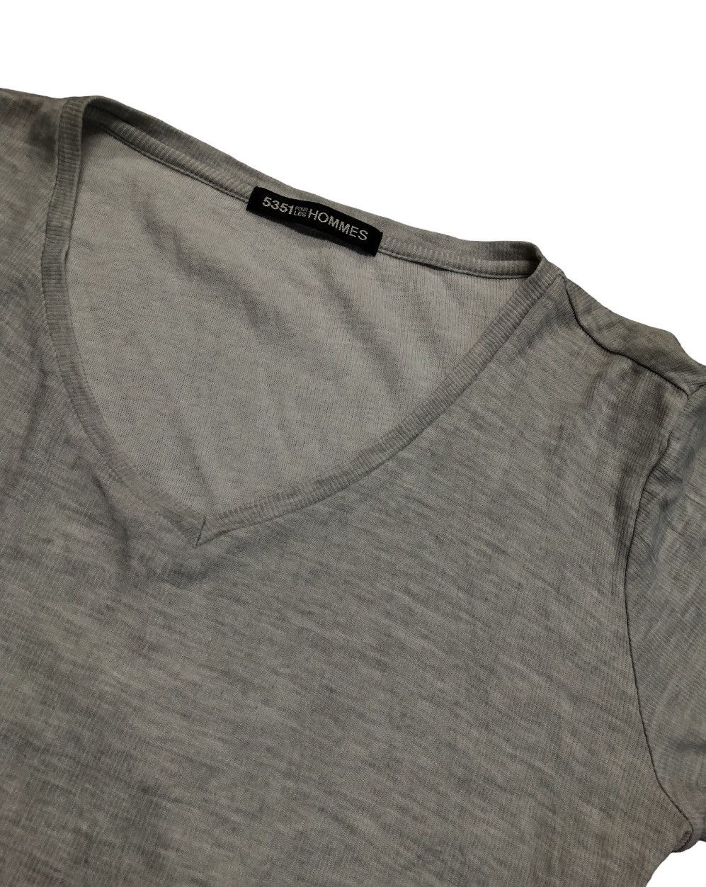 5351 POUR LES HOMMES × Designer 5351 Pour Les Hommes Vintage Long Sleeve Tee Shirt Size M / US 6-8 / IT 42-44 - 11 Thumbnail