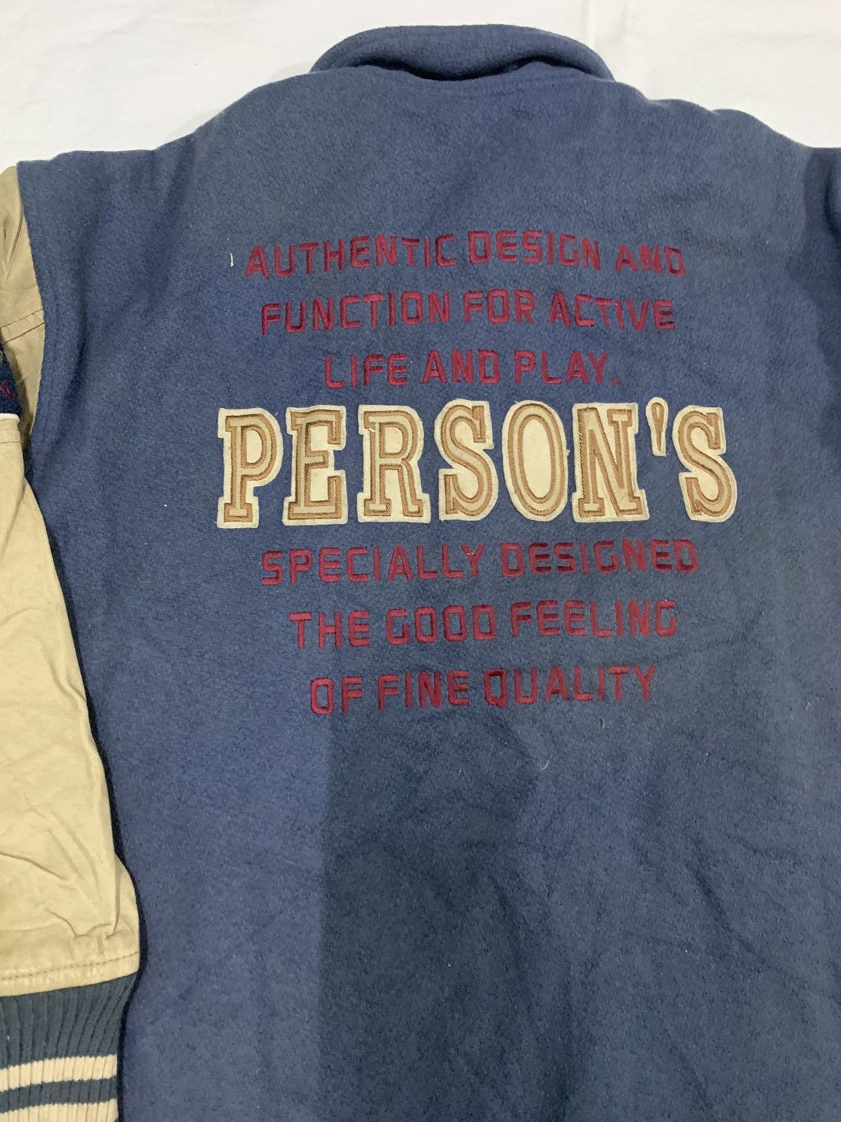 If Six Was Nine × Japanese Brand PERSON'S 76 versity jecket Size US L / EU 52-54 / 3 - 5 Thumbnail