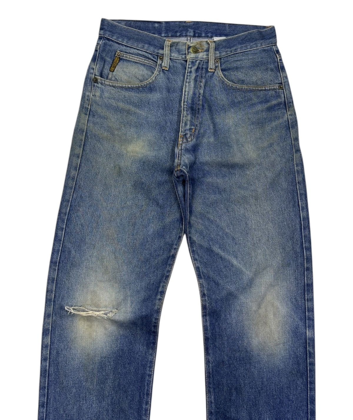Giorgio Armani 🔥VINTAGE GIORGIO ARMANI ITALY DISTRESSED DENIM JEANS Size US 30 / EU 46 - 3 Thumbnail