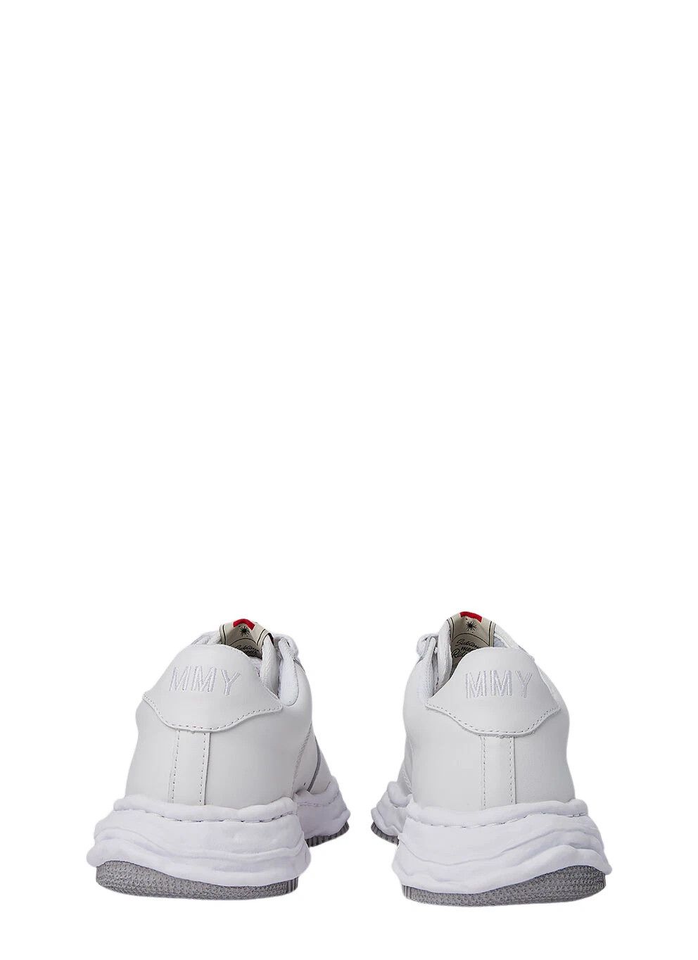 Other MIHARAYASUHIRO Wayne White Leather Sneakers New Auth Size US 13 / EU 46 - 4 Thumbnail