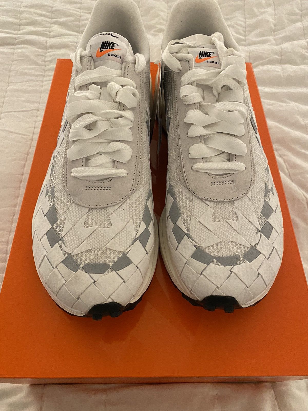 Jean Paul Gaultier x Sacai x Nike VaporWaffle Woven White