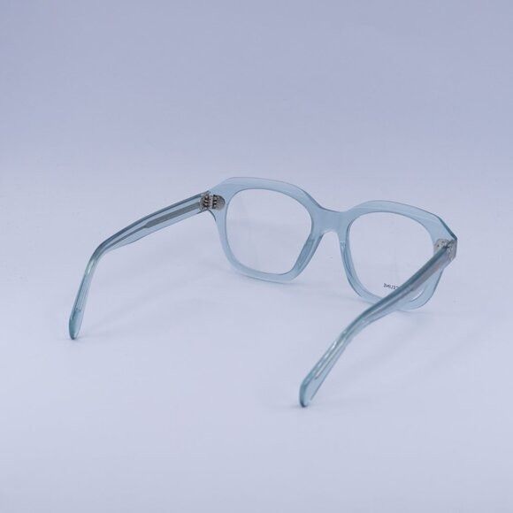 Celine Celine CL50124I 093 Eyeglasses Shiny Transparent Lime 52mm Size ONE SIZE - 9 Thumbnail