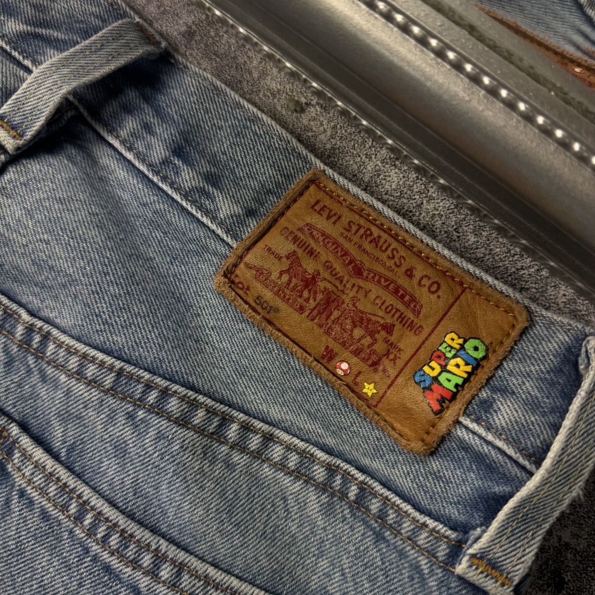 Levi's Levi’s 501 Mario Denim Jeans / Vintage 90s Rare Size 28" / US 6 / IT 42 - 3 Thumbnail