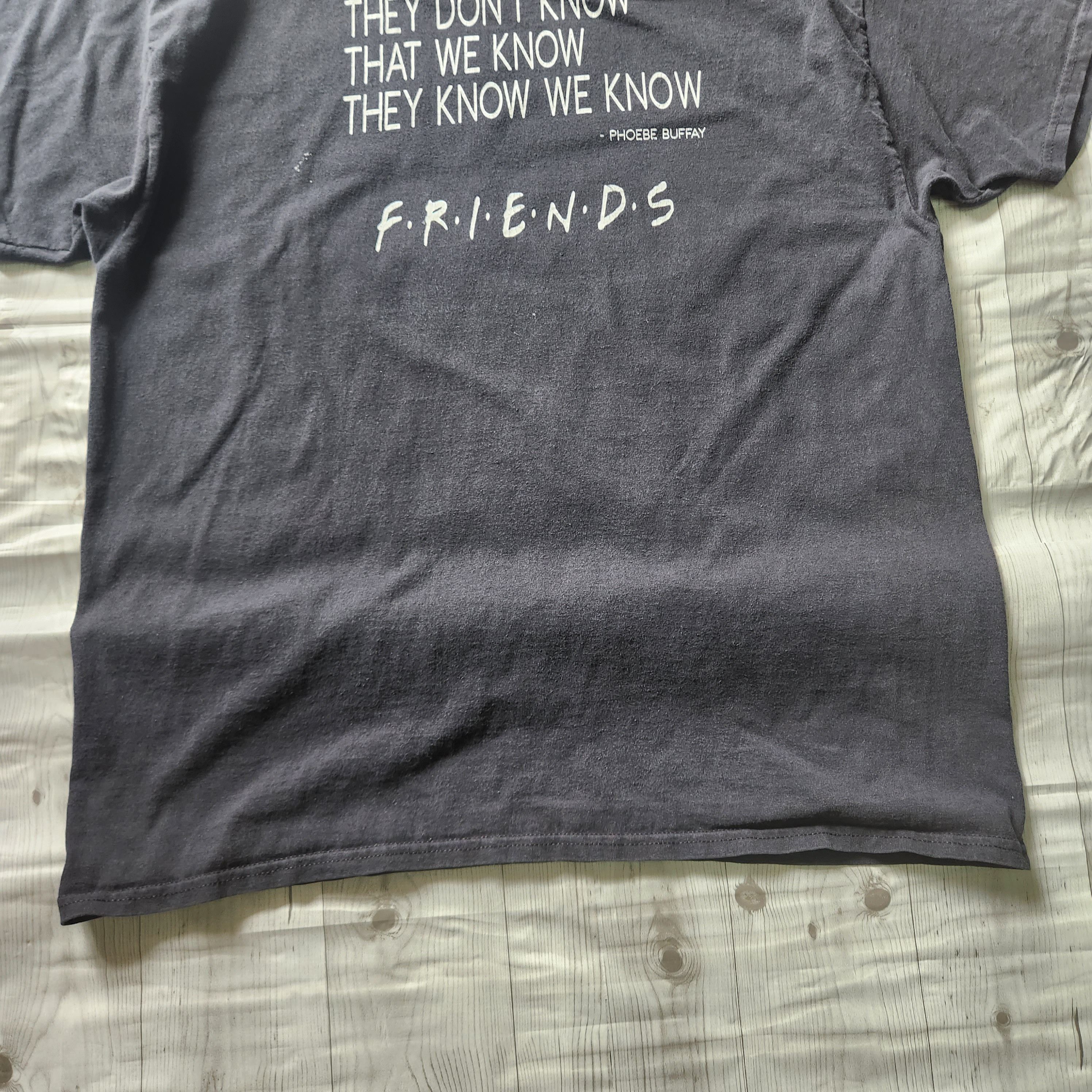 Vintage Grails F.R.I.E.N.D.S. Promo TShirt Pheobe Buffay Size US L / EU 52-54 / 3 - 8 Thumbnail