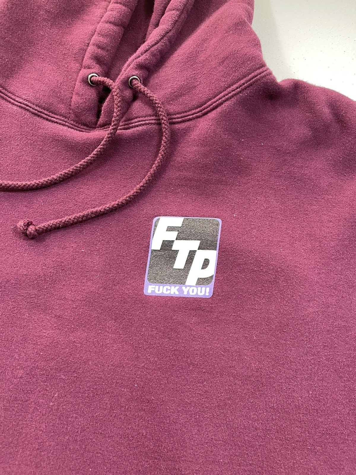 Fuck The Population × G59 Records FTP Fuck You Hoodie Burgundy Streetwear Skate Sweatshirt Size US L / EU 52-54 / 3 - 3 Thumbnail
