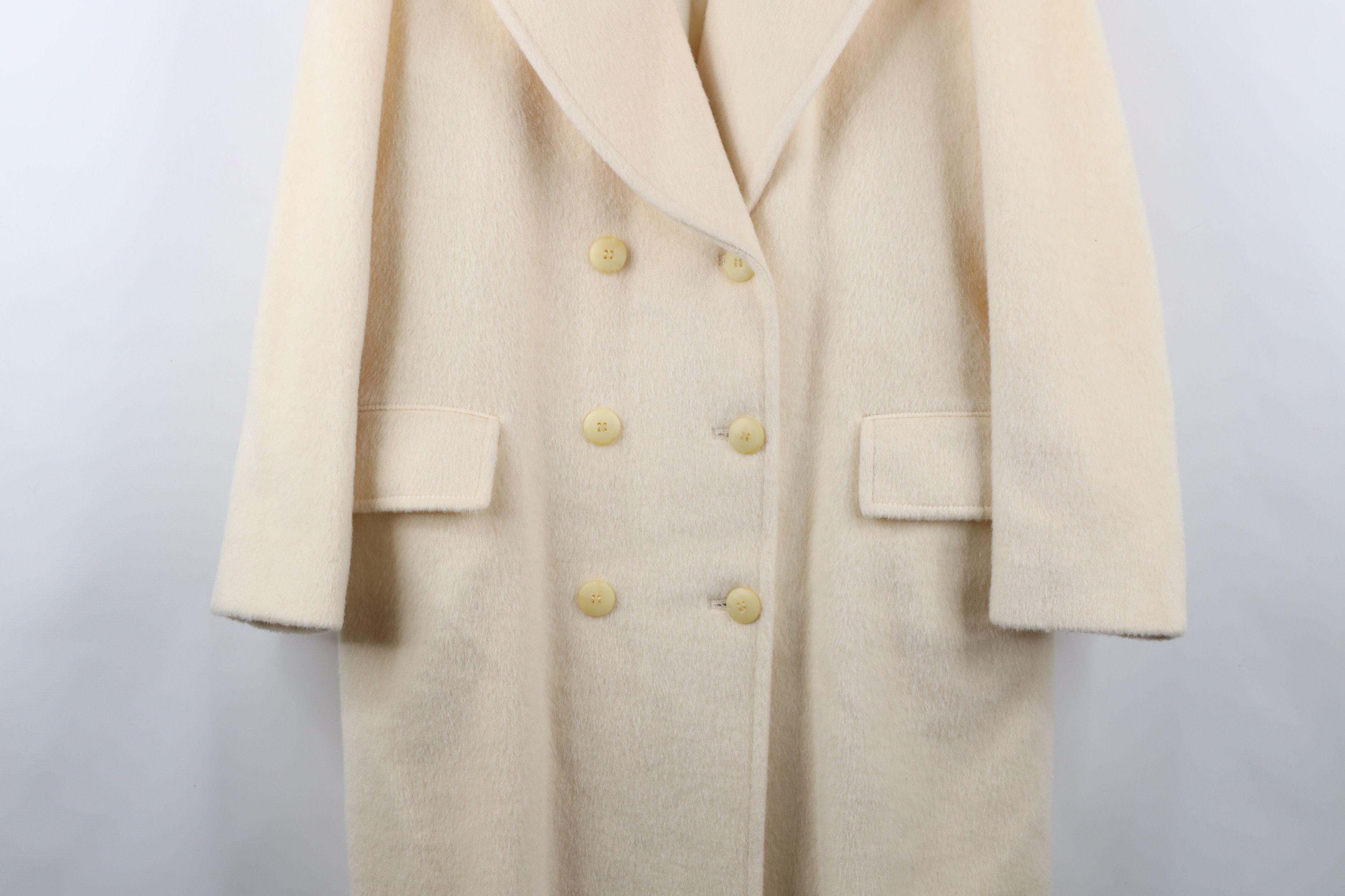 Pendleton × Vintage Vintage 70s Pendleton Wool Trench Coat Jacket Cream USA Size L / US 10 / IT 46 - 3 Thumbnail
