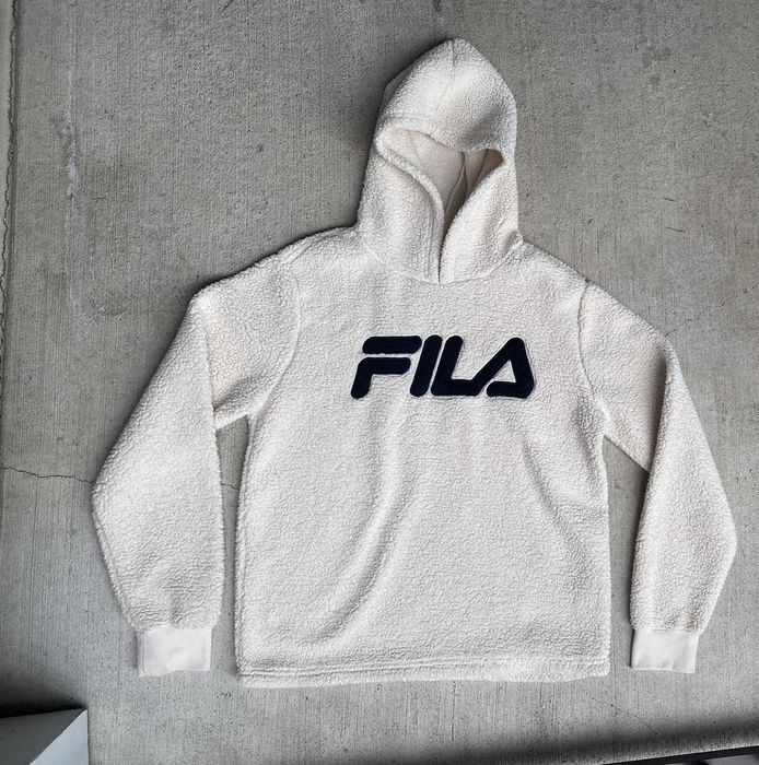 Beige fila online sweatshirt