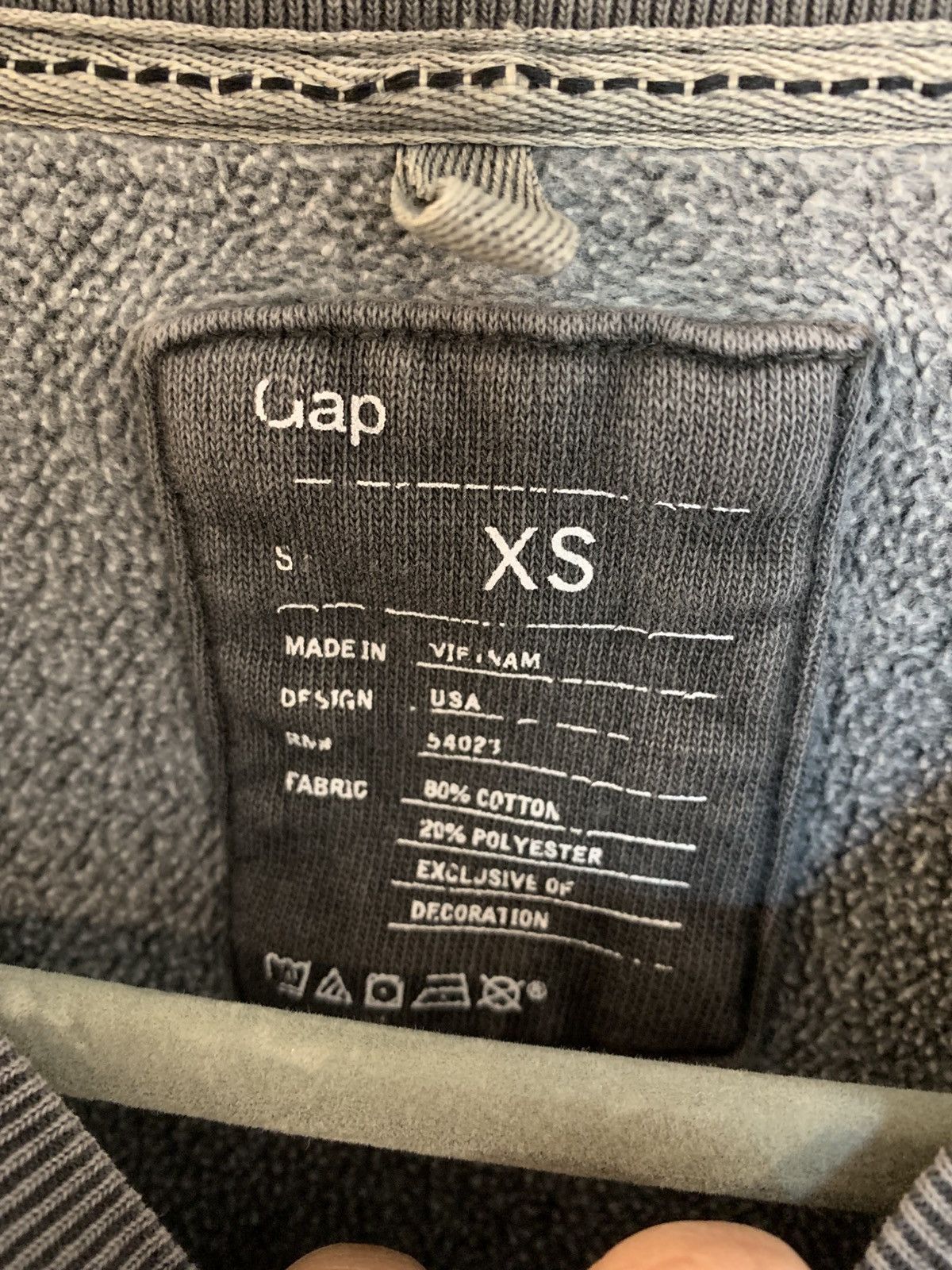 Gap vintage faded heavy gap crewneck Size US XS / EU 42 / 0 - 4 Thumbnail