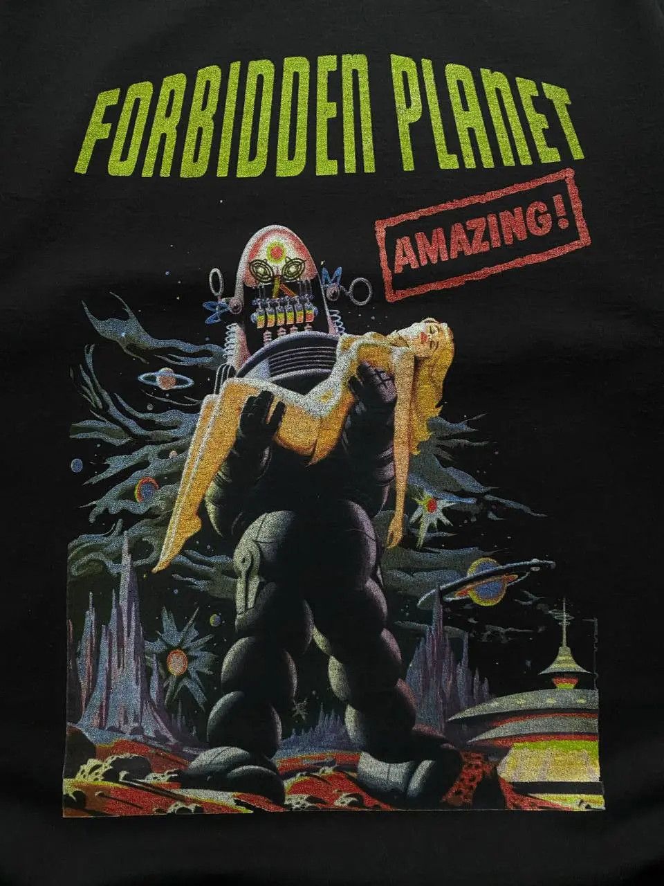 Vintage VINTAGE FORBIDDEN PLANET ROBBY THE ROBOT PROMO MOVIE T SHIRT Size US XL / EU 56 / 4 - 5 Thumbnail