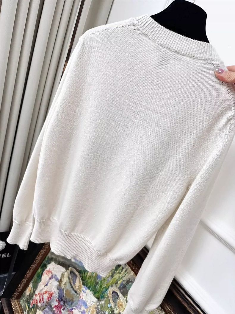 Louis Vuitton Louis Vuitton Knitted Top With Logo-2506 Size M / US 6-8 / IT 42-44 - 3 Thumbnail