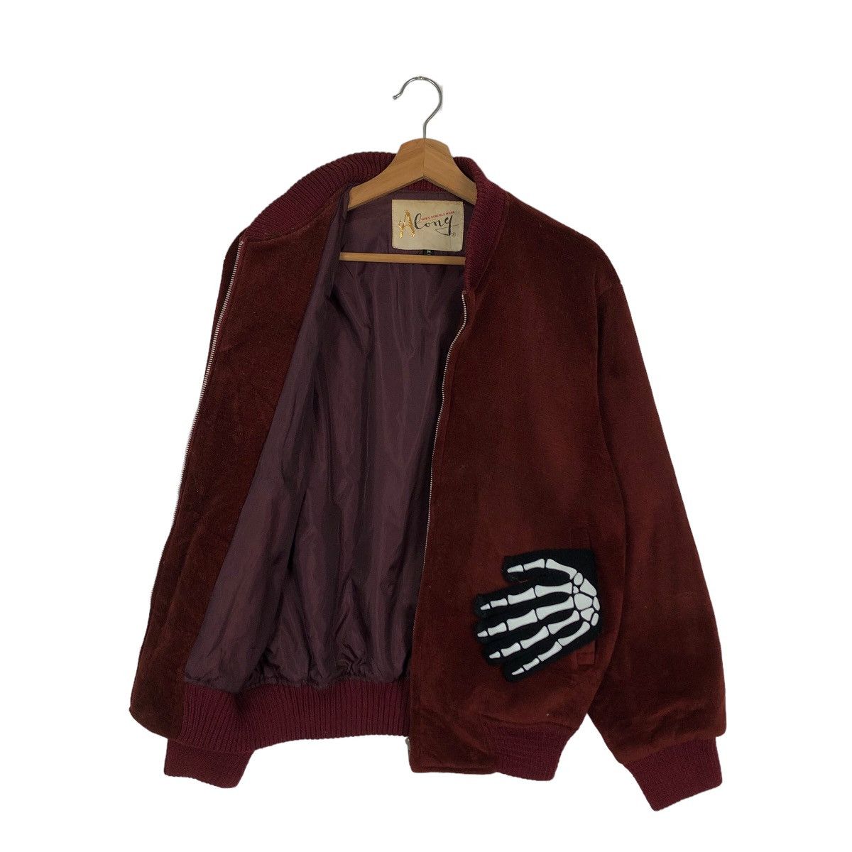 Japanese Brand VINTAGE SUEDE LEATHER CONG BOMBER ISSEY MIYAKE DESIGN Size US M / EU 48-50 / 2 - 8 Thumbnail