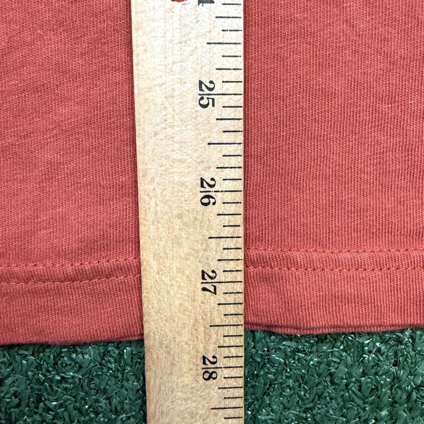 J.Crew VINTAGE J.CREW Shirt Mens L Orange Henley Long Sleeve Jersey Relaxed Fit Size US L / EU 52-54 / 3 - 5 Thumbnail