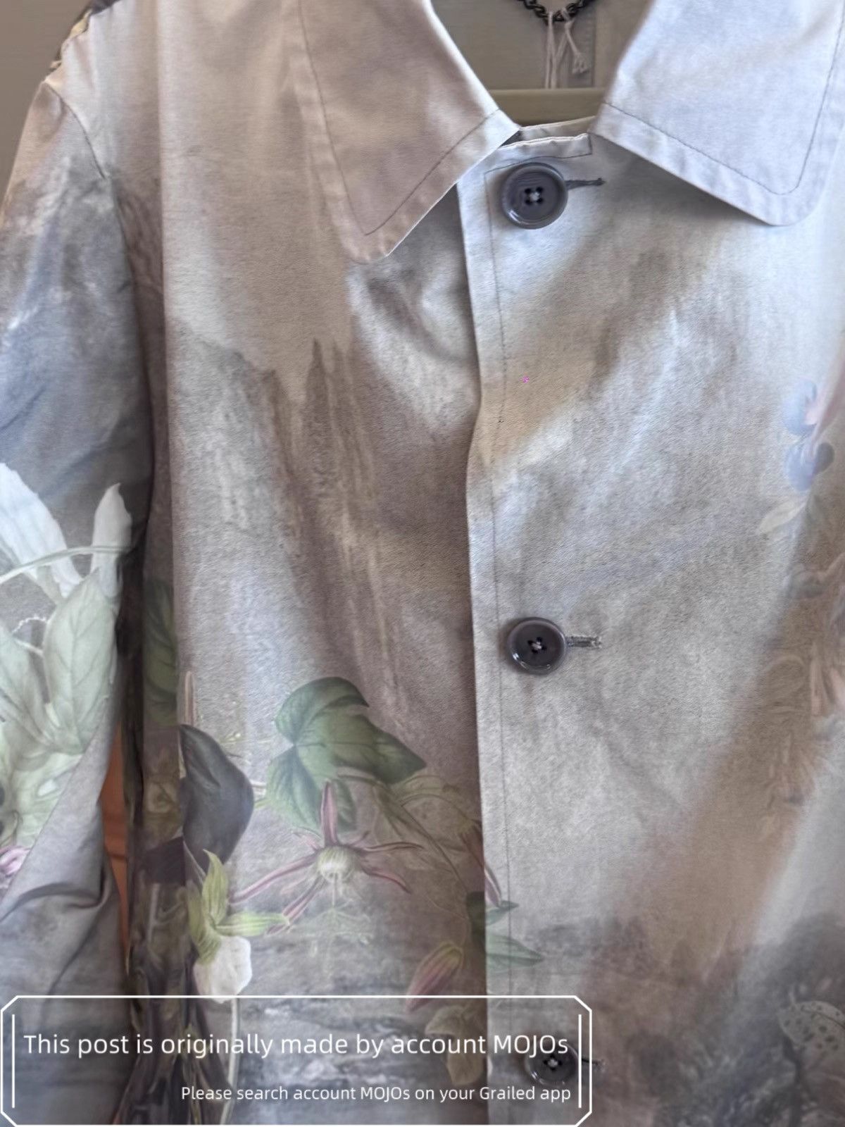 Dries Van Noten Sz 50 Dries Van Noten 23AW Flower Trench Coat mojos1957 Size US M / EU 48-50 / 2 - 2 Thumbnail