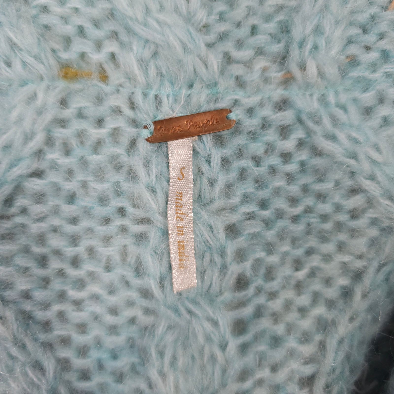 Free People FP One Free People Pixie Wool Blend Cardi Blue Extra Small Size XS / US 0-2 / IT 36-38 - 6 Thumbnail