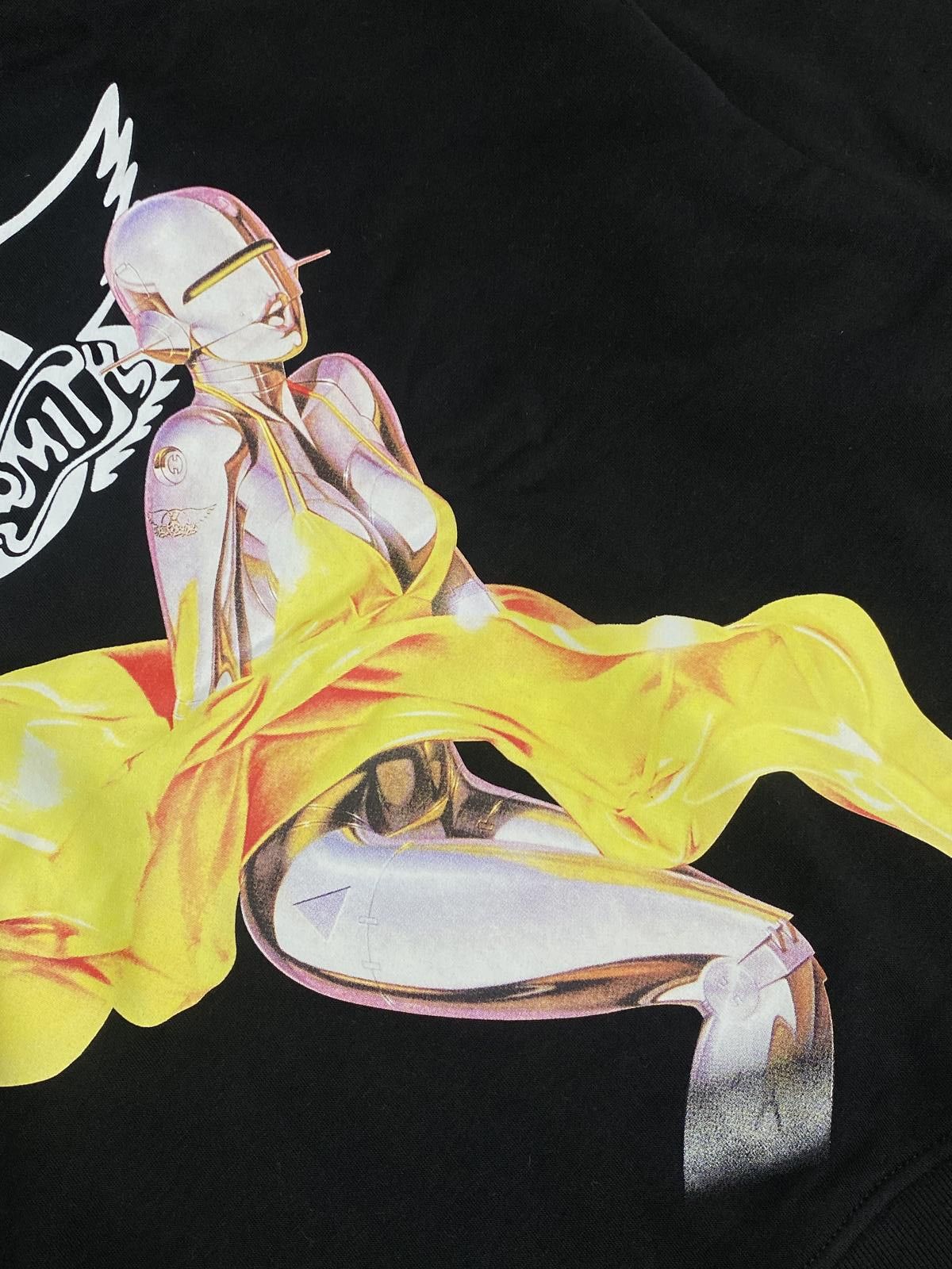 Japanese Brand Rare Aerosmith Sorayama Just Push Play Sweater Black Medium Size US M / EU 48-50 / 2 - 4 Thumbnail