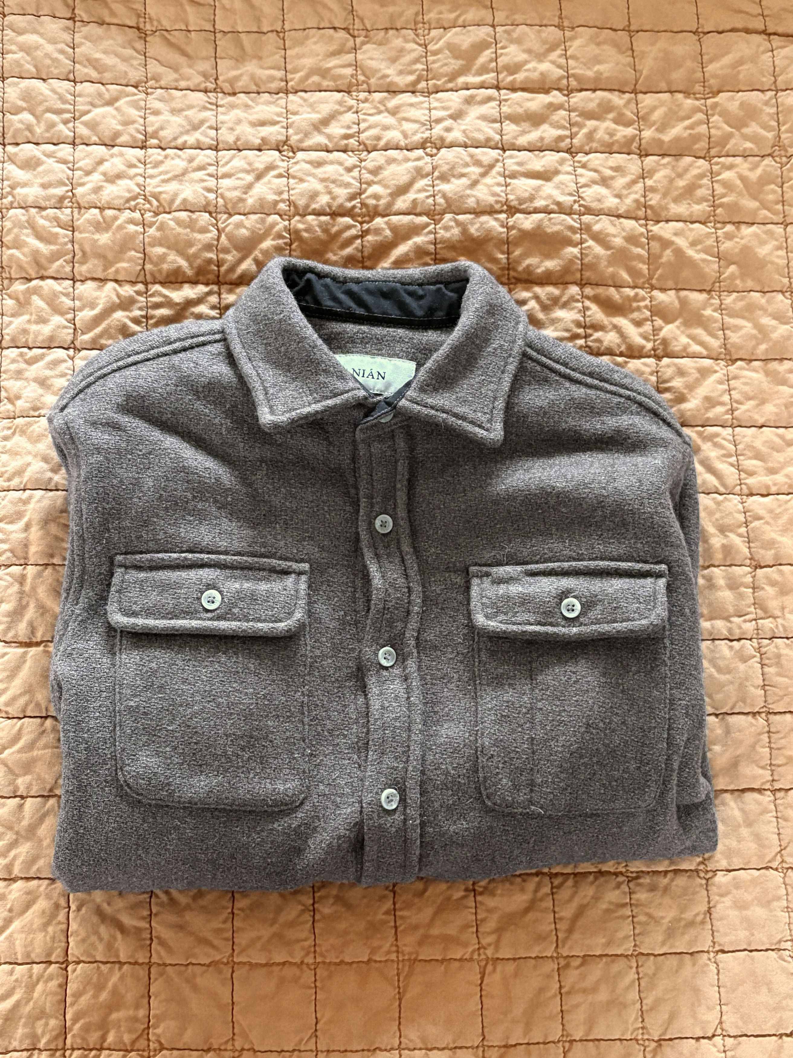 Other Anian Berlino Recycled Wool Overshirt -- Made in Canada Size US S / EU 44-46 / 1 - 3 Thumbnail