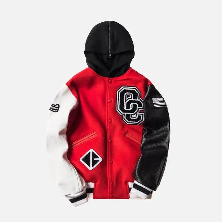 Kith × Opening Ceremony Opening Ceremony Torch Hooded Varsity Jacket Jewel Size XS / US 0-2 / IT 36-38 - 2 Thumbnail