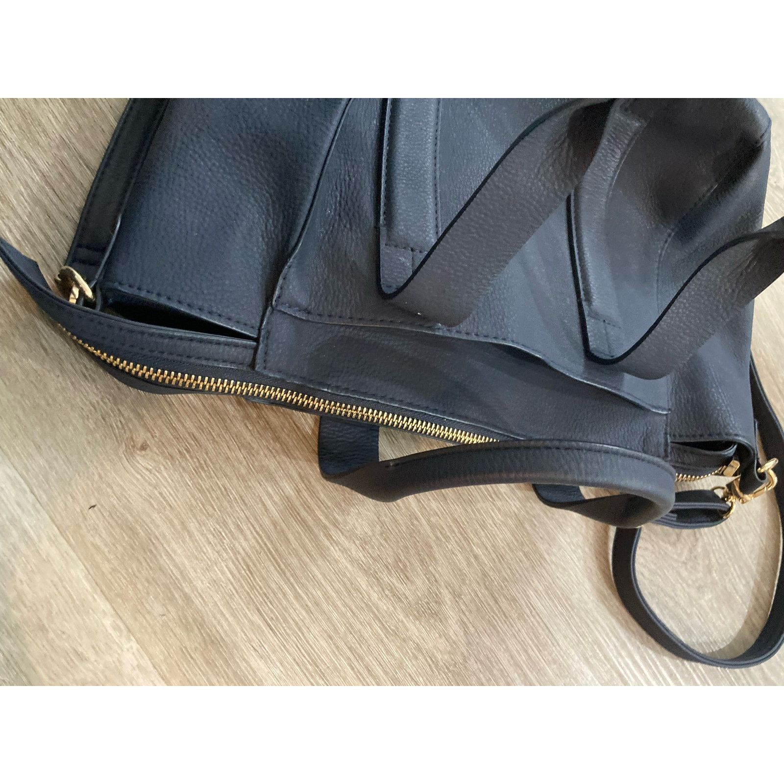 Other A New Day Women's Blue Satchel Bag with Detachable Crossbody Size ONE SIZE - 3 Thumbnail