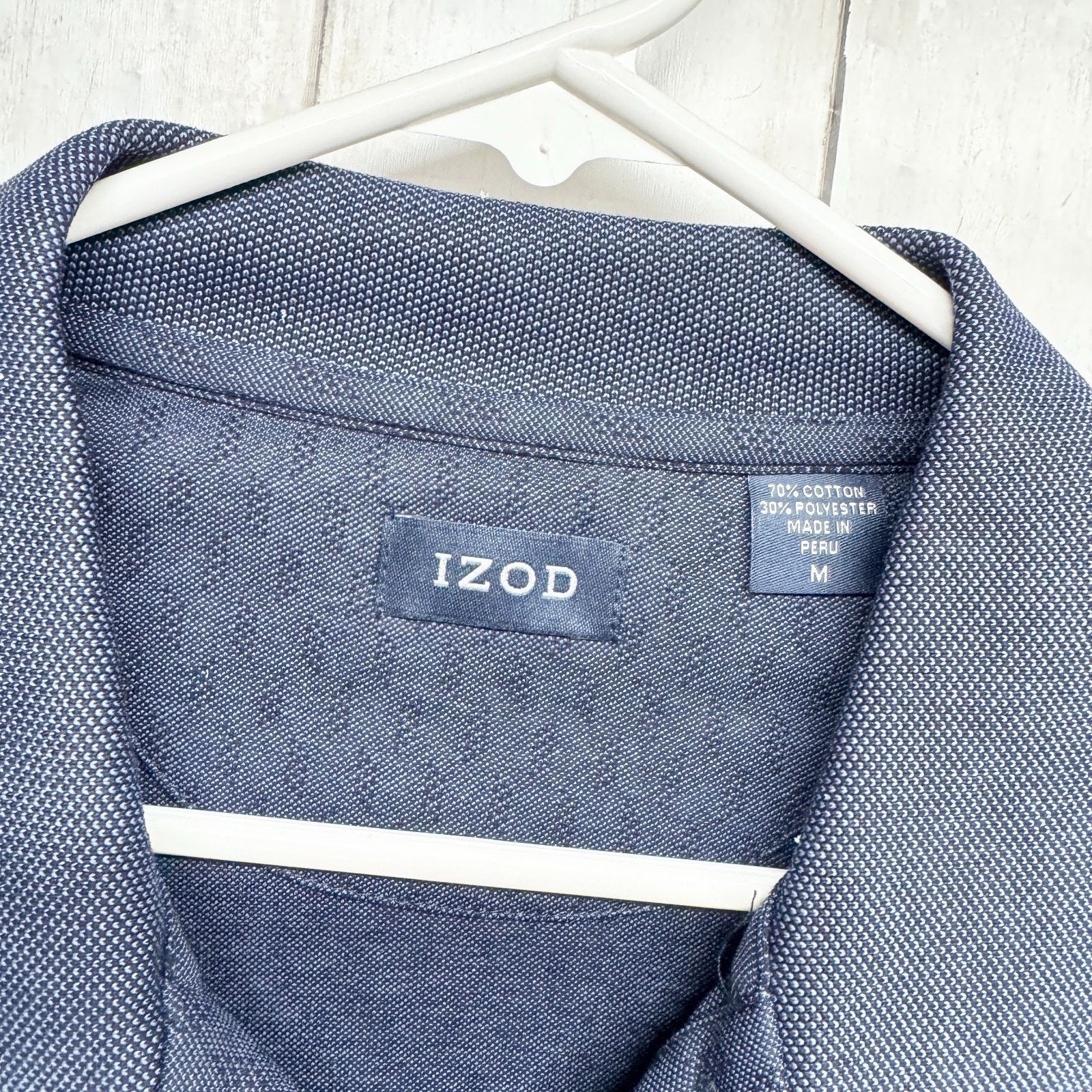 Izod Izod Shirt Size Medium Cotton Collared Short Sleeve Polo NWT Size US M / EU 48-50 / 2 - 2 Thumbnail