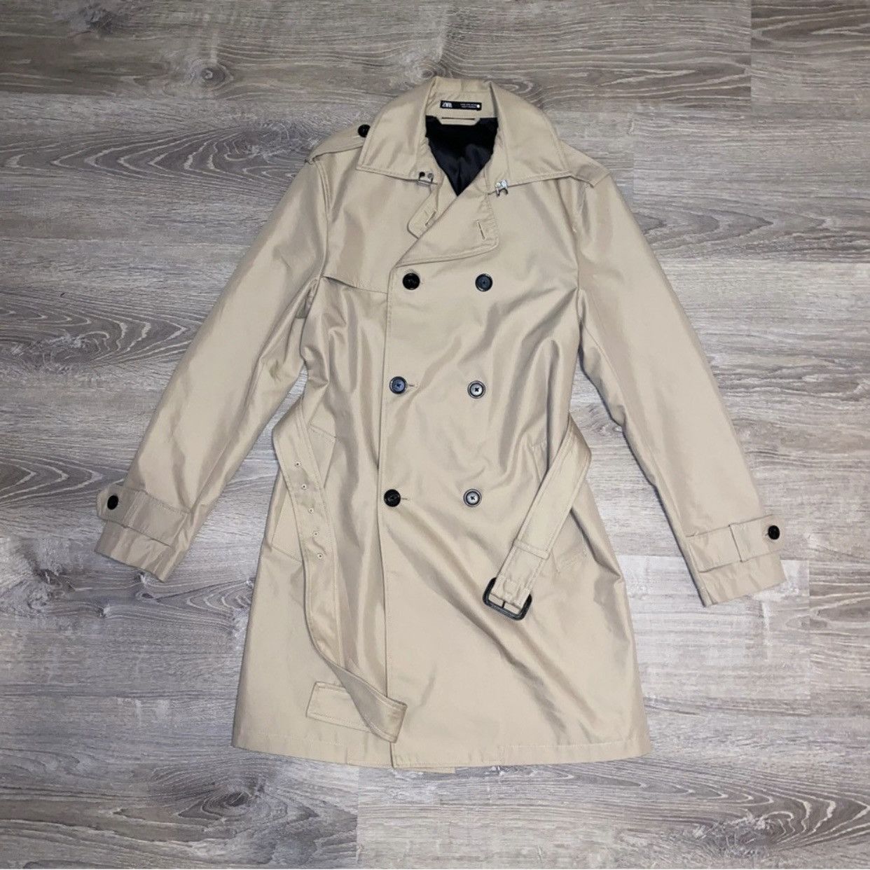 Zara Zara Double Breasted Trench Coat Size US S / EU 44-46 / 1 - 2 Thumbnail