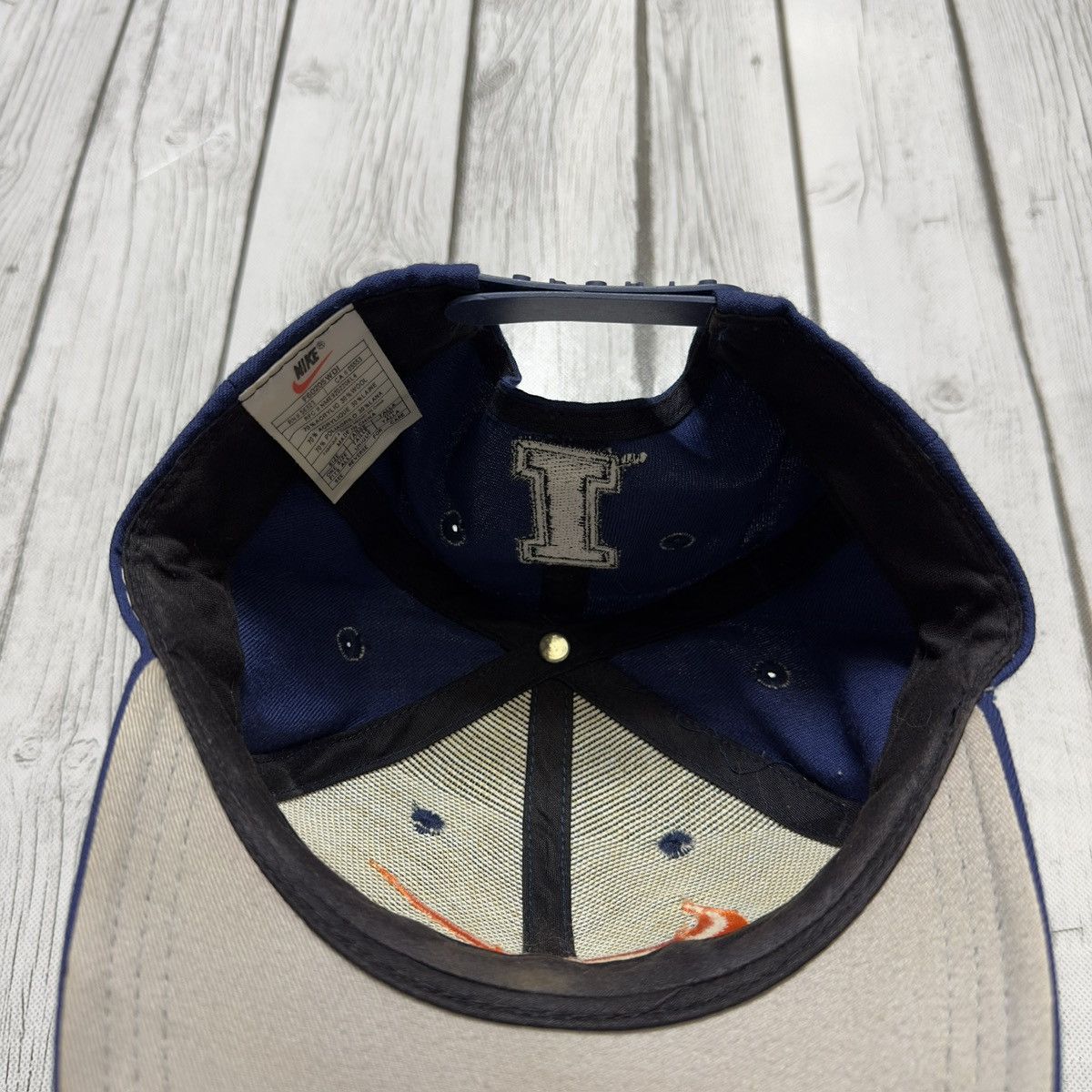 NCAA × Nike × Vintage Vintage Illinois Fighting Illini hat Size ONE SIZE - 4 Thumbnail