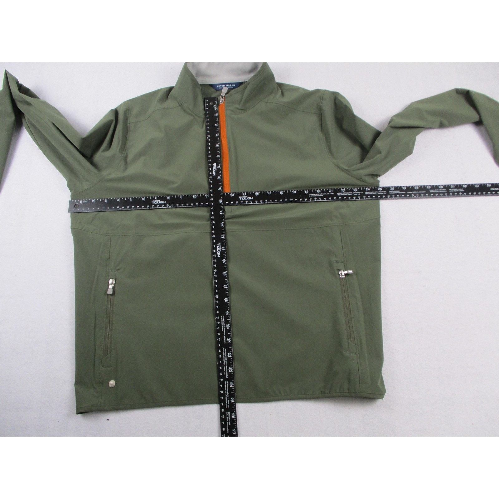 Peter Millar Peter Millar Crown Crafted Mens XL Green Golf Windbreaker Size US XL / EU 56 / 4 - 4 Thumbnail