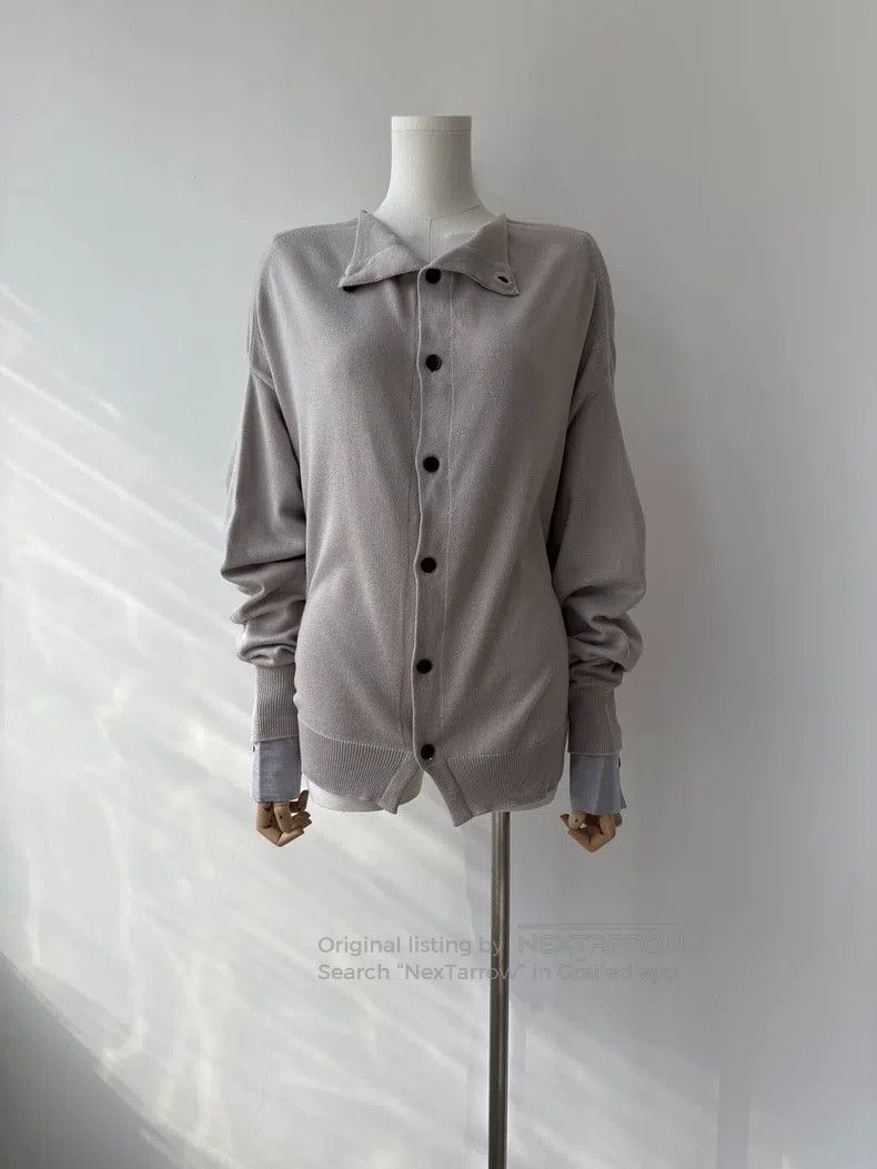 Yohji Yamamoto Yohji Yamamoto 24AW Double Knit Cardigan shirt Size XS / US 0-2 / IT 36-38 - 1 Thumbnail
