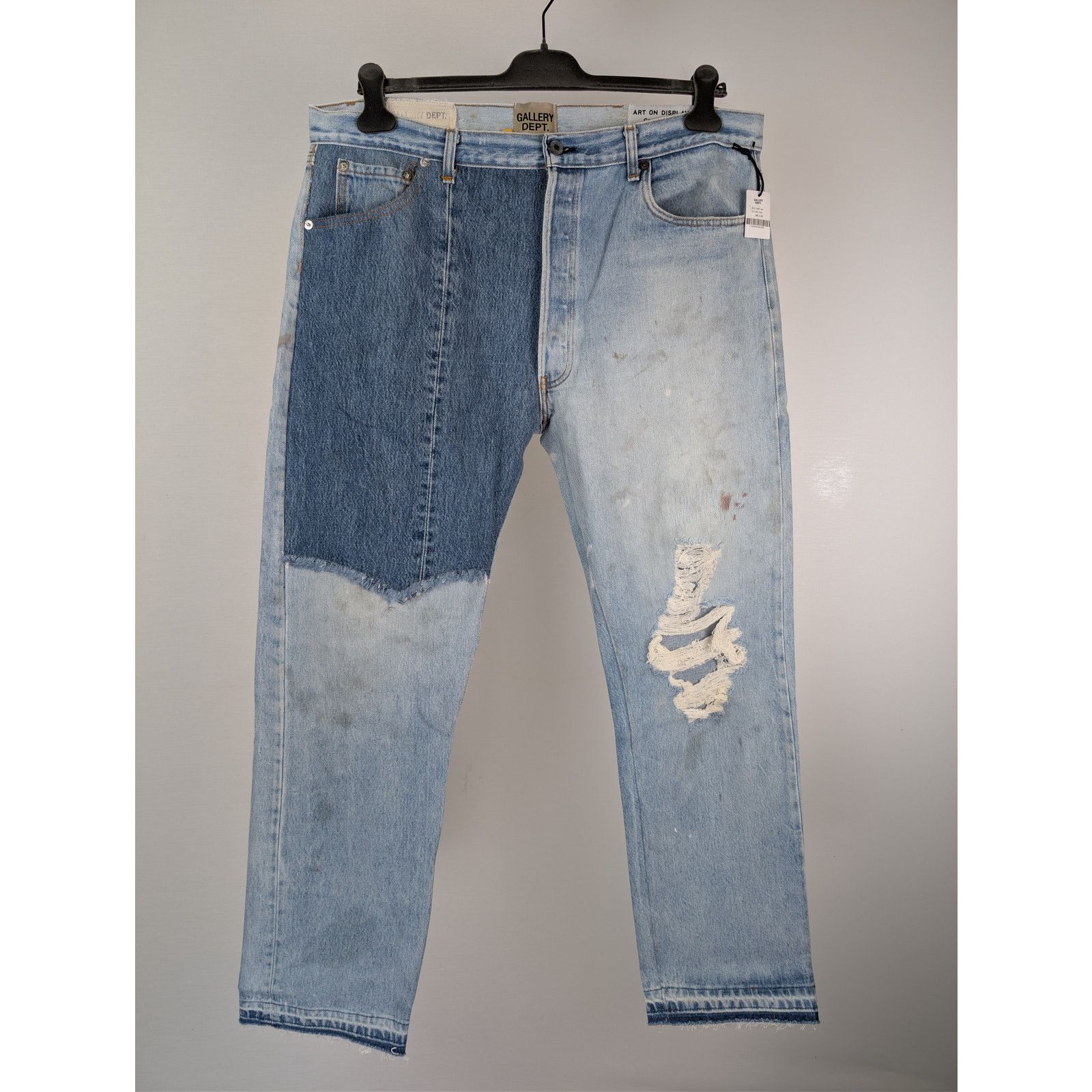 Gallery Dept. o1rshd1 Ken Reworked Vintage Ripped Destory Denim Jeans Size US 38 / EU 54 - 8 Thumbnail