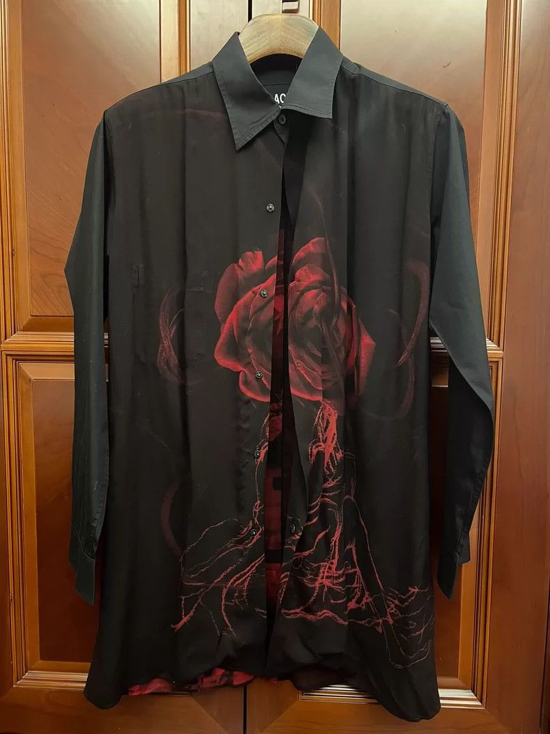 Yohji Yamamoto yohji yamamotoUnder the Flower Woman Rose Rose Shirt 2503-N Size US M / EU 48-50 / 2 - 1 Thumbnail