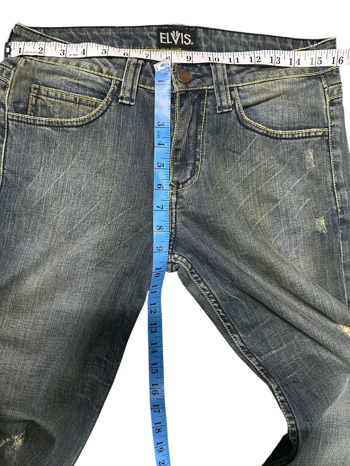 Kapital Vintage Elvis Distress 32x42 . Size US 32 / EU 48 - 5 Thumbnail