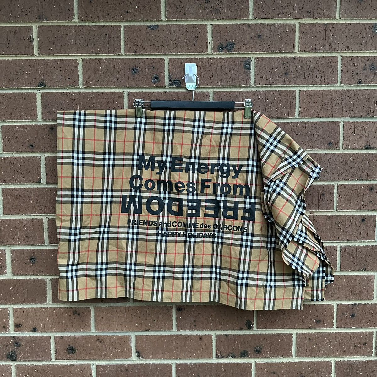 Burberry Burberry x Comme des Garçons 2018 Capsule Scarf Size ONE SIZE - 2 Thumbnail